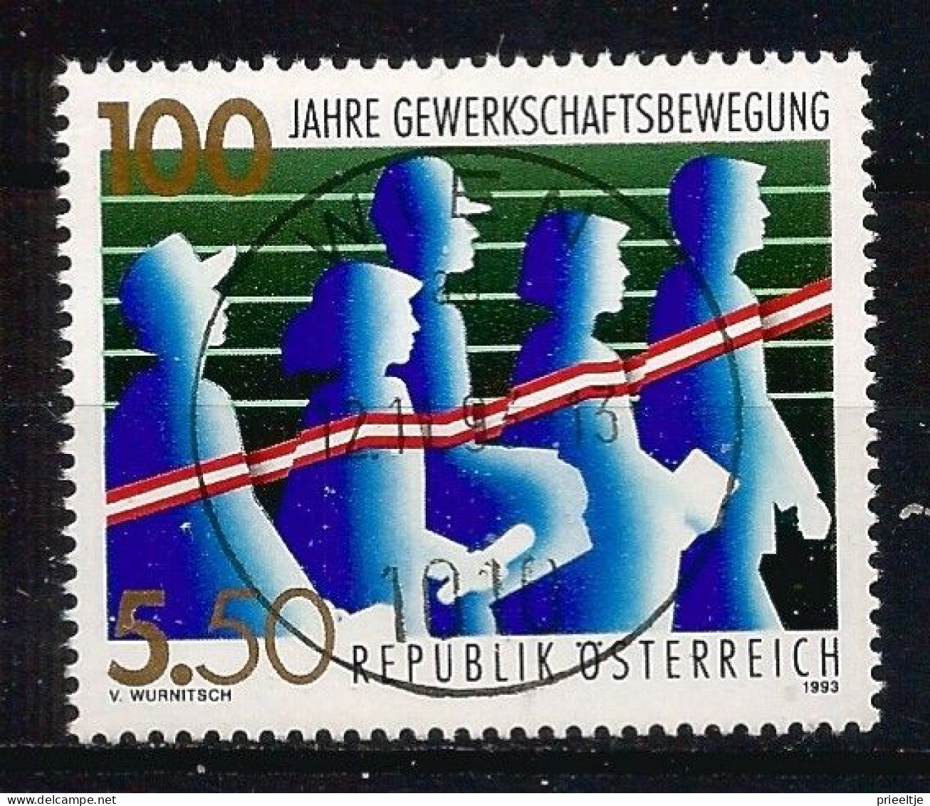 Austria - Oostenrijk 1993 Symbolic Drawing Y.T. 1942 (0) - Used Stamps