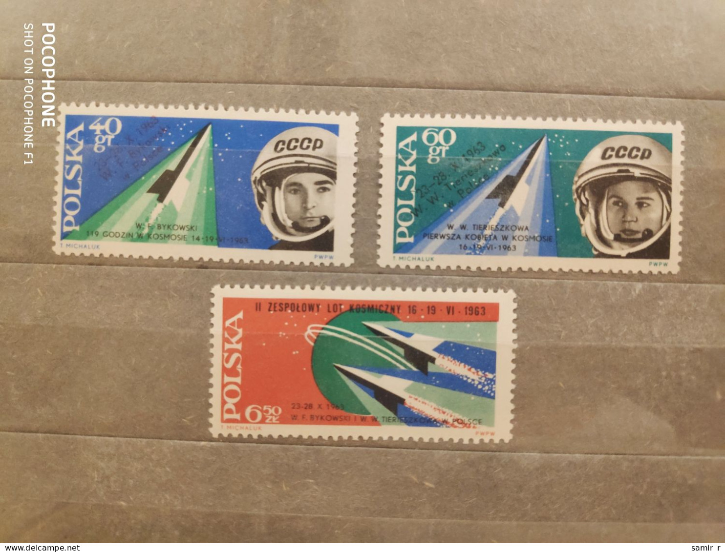 1963	Poland	Space (F92) - Unused Stamps
