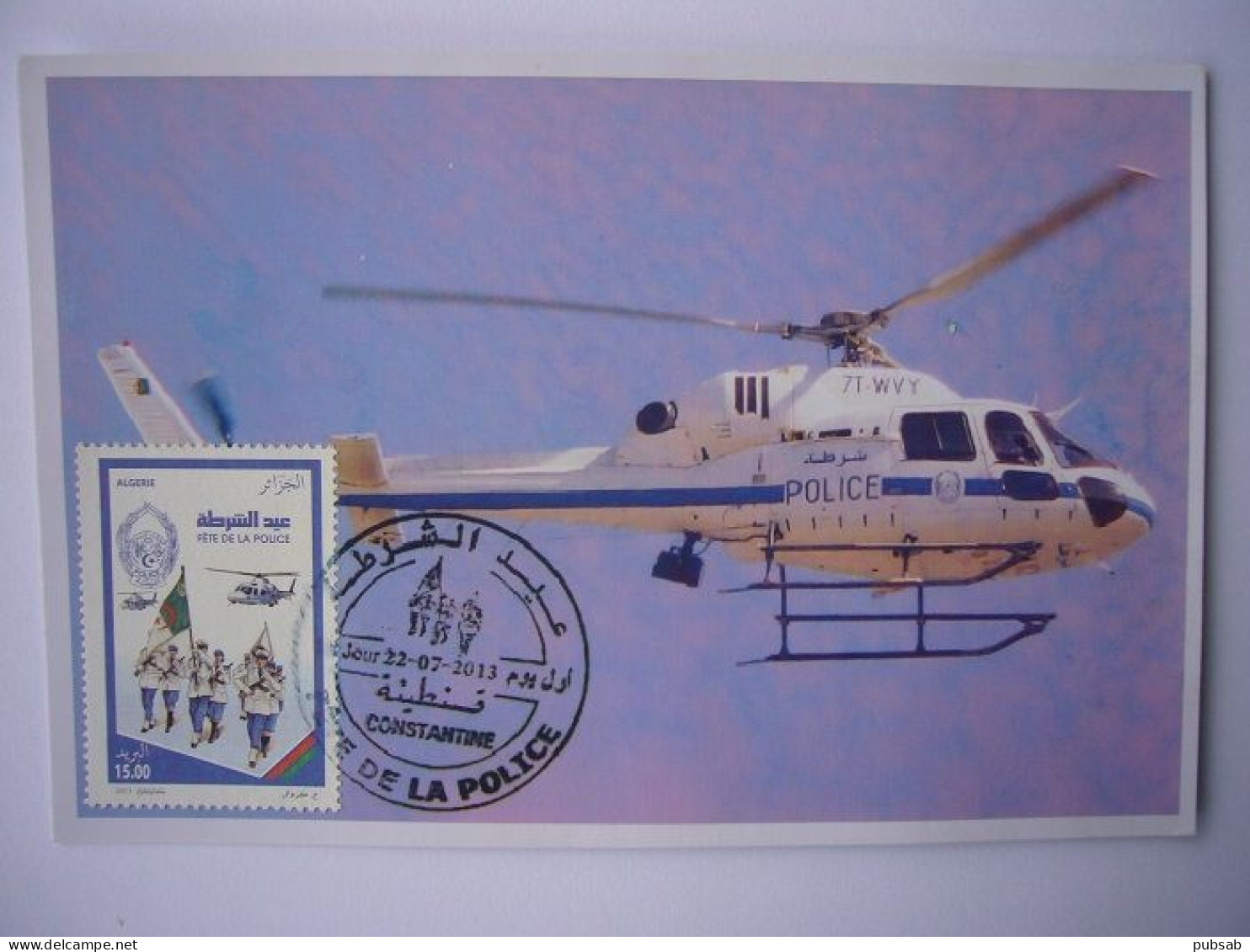 Avion / Airplane / POLICE ALGERIENNE / Helicopter /AS 355N Ecureuil 2 - Helicópteros