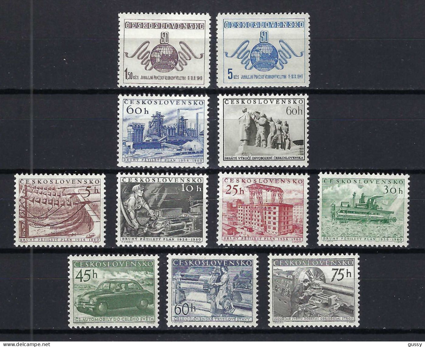 TCHECOSLOVAQUIE Ca.1945-59: Lot De Neufs* - Unused Stamps