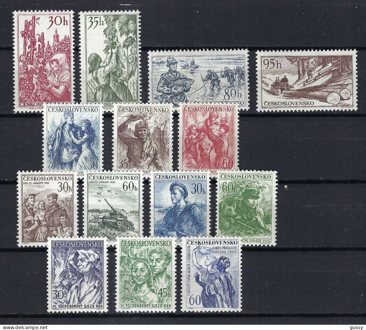 TCHECOSLOVAQUIE Ca.1945-59: Lot De Neufs* - Unused Stamps
