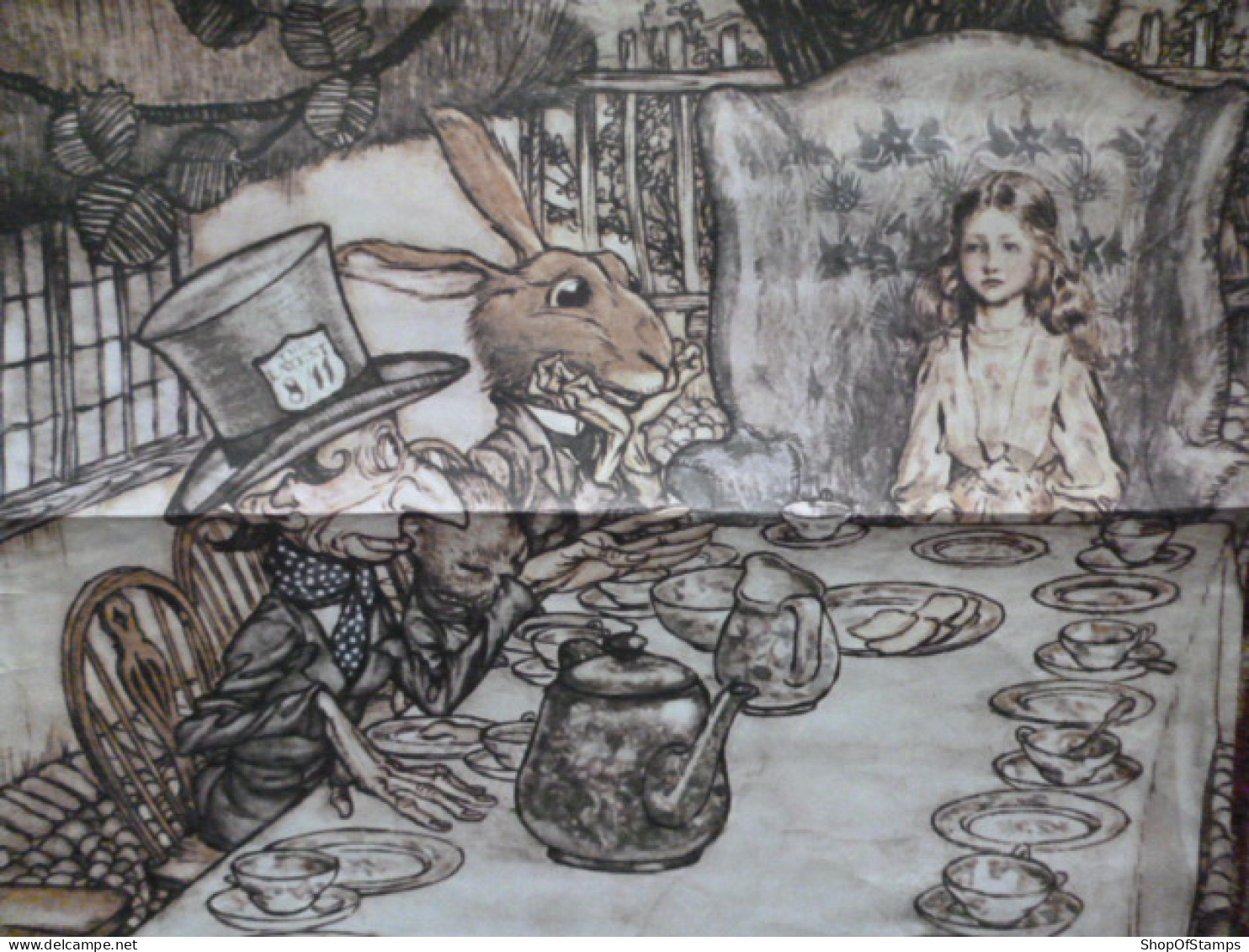 POSTER; A MAD TEA PARTY BY ARTHUR RACKHAM - Posters