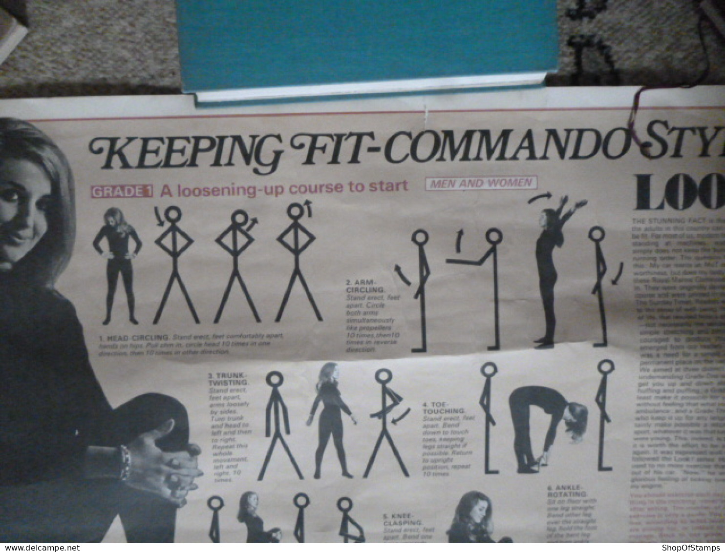 CARD THE SUNDAY TIMES PRINT ON EXERCISE - Posters