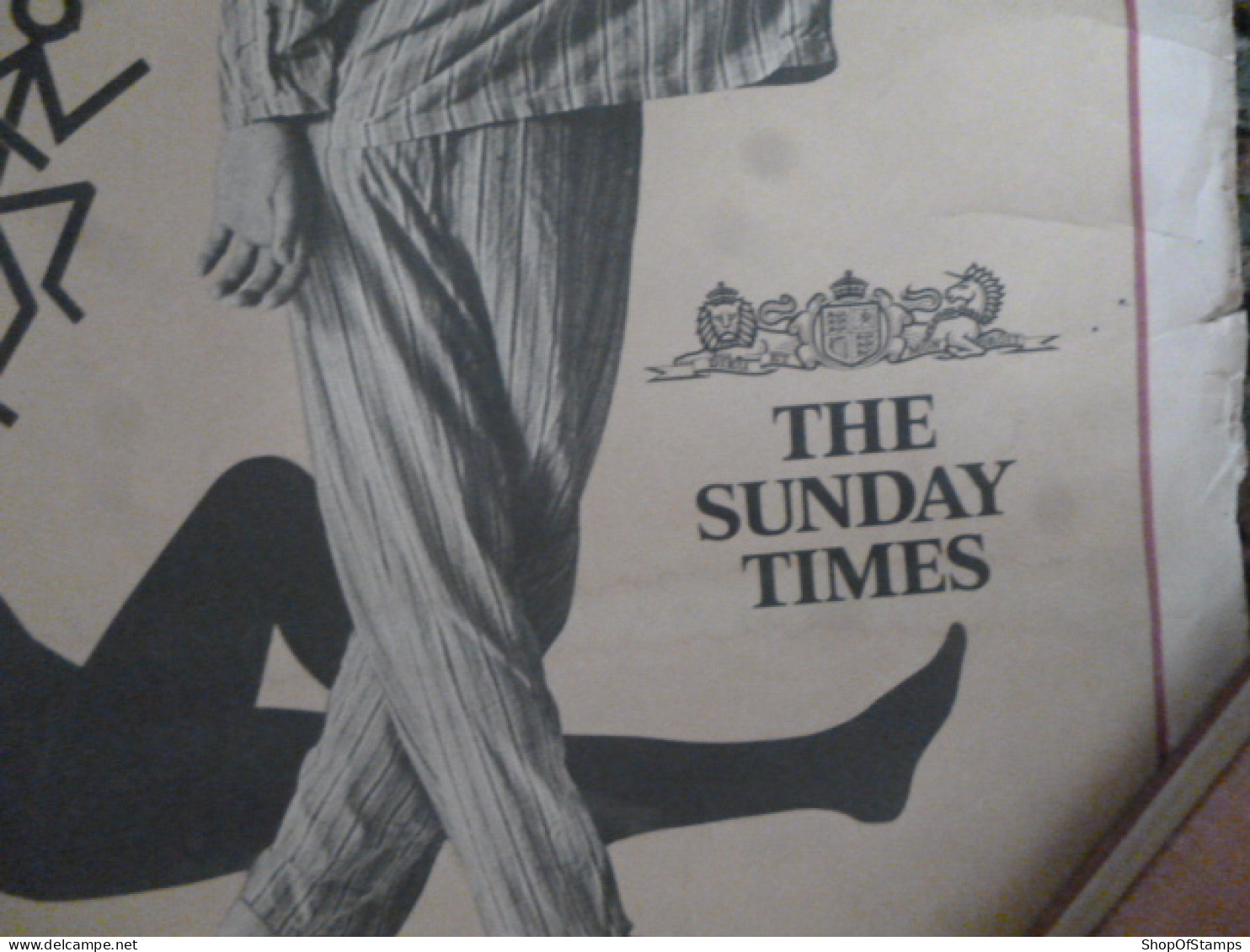 CARD THE SUNDAY TIMES PRINT ON EXERCISE - Affiches