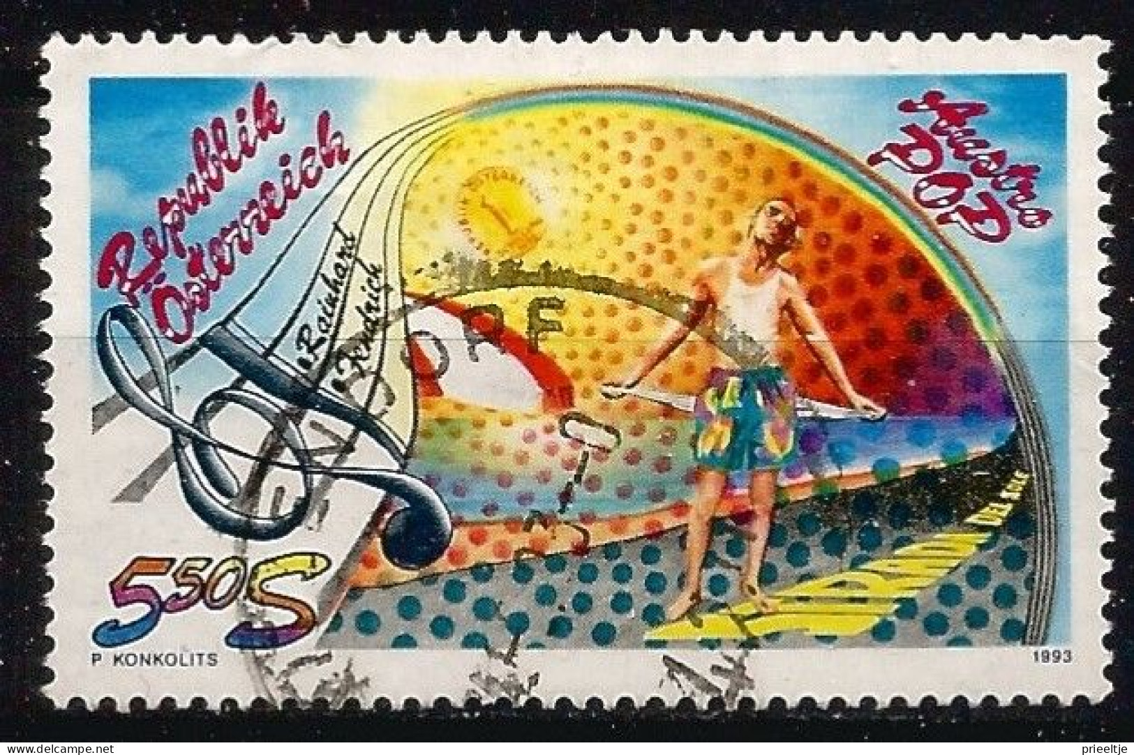 Austria - Oostenrijk 1993 Austropop Y.T. 1921 (0) - Used Stamps