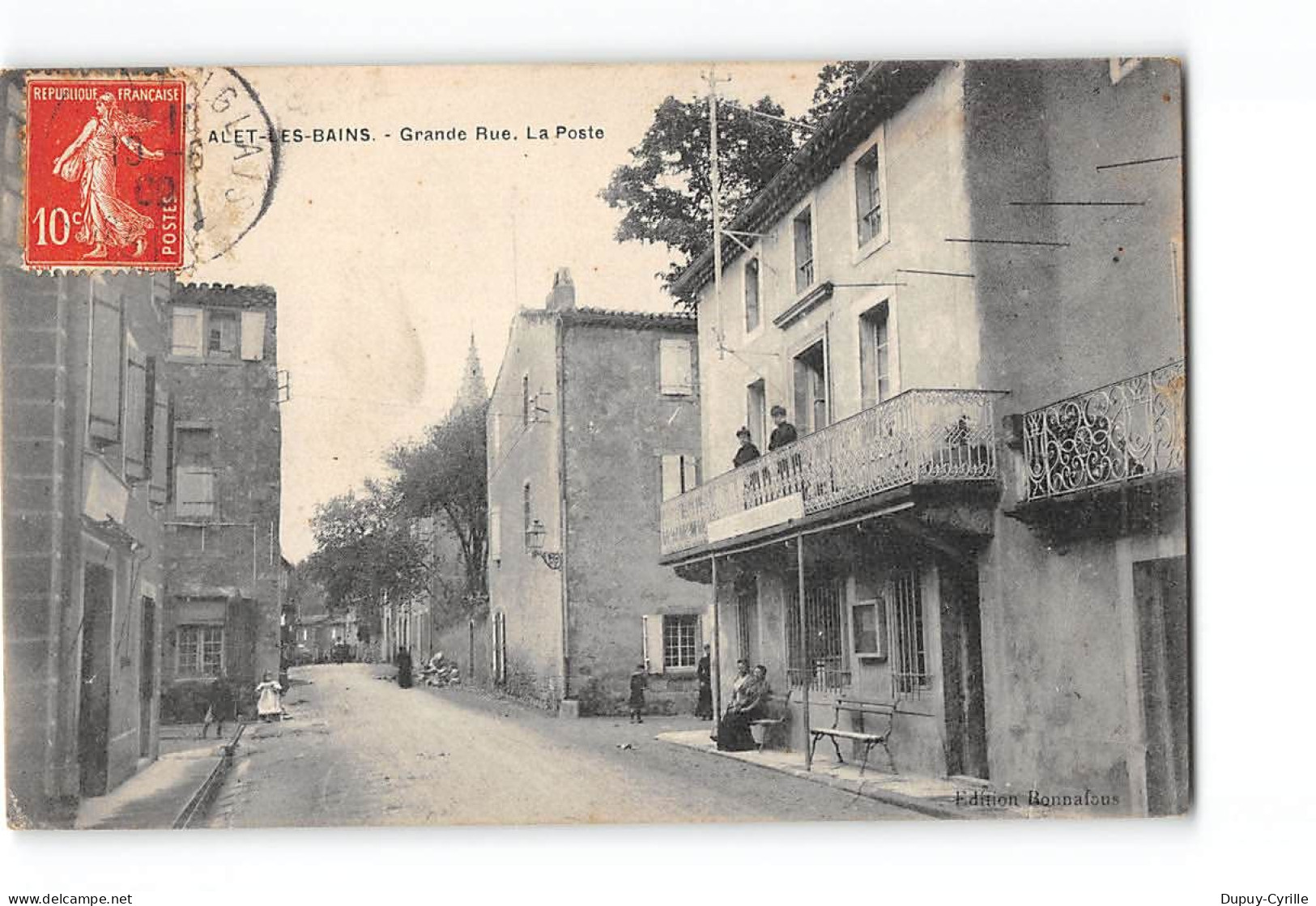 ALET LES BAINS - Grande Rue - La Poste - Très Bon état - Other & Unclassified