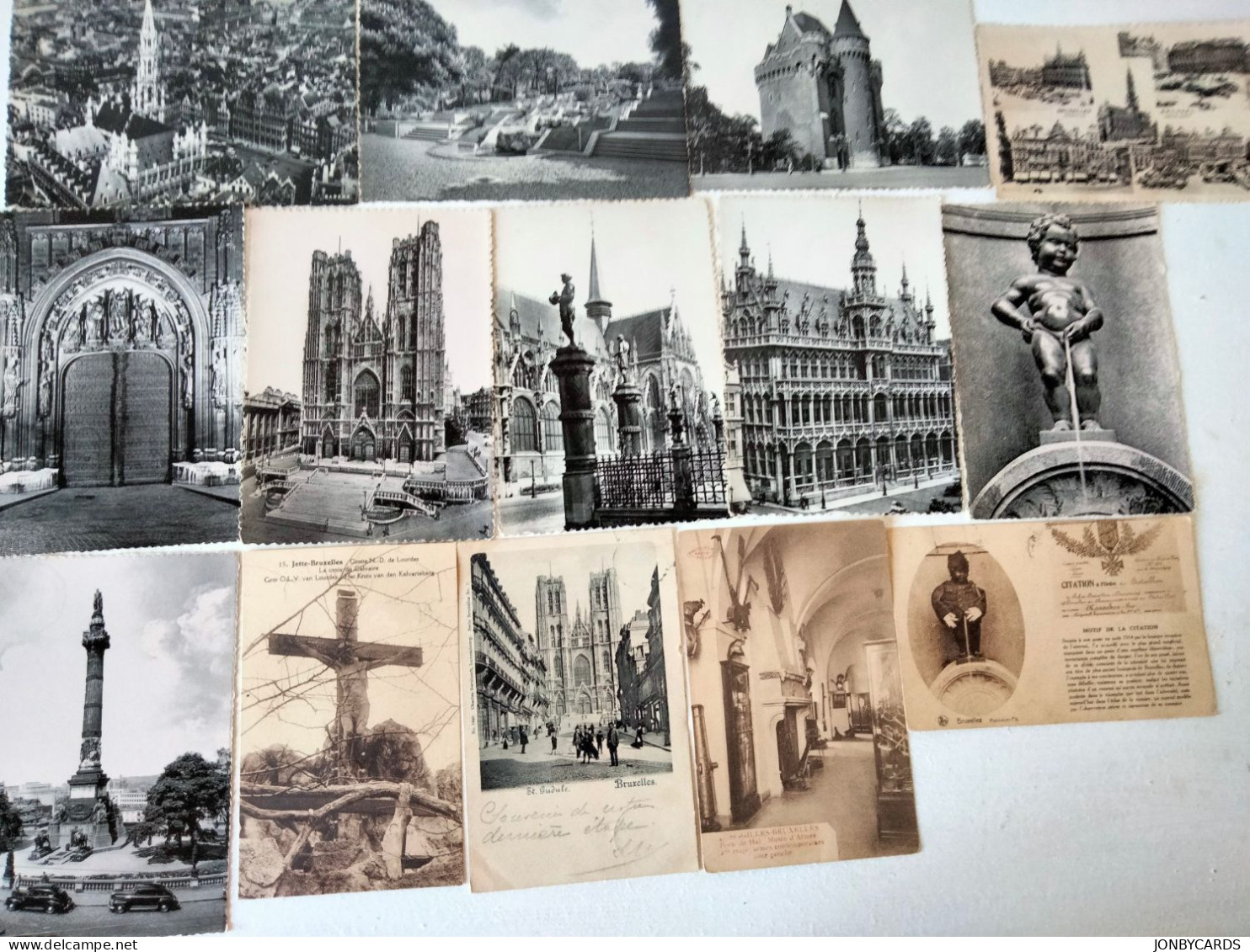 Dèstockage - Brussels Lot Of 14 Vintage Postcards.#55 - Lotes Y Colecciones