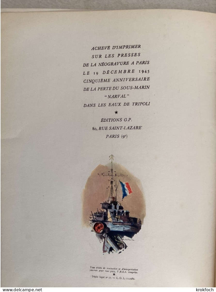 Aux Postes De Combat - Marine & FNFL Pendant Guerre 1939-45 - 120 P Et Aquarelles - 31 X 24 Cm - Relié - Oorlog 1939-45