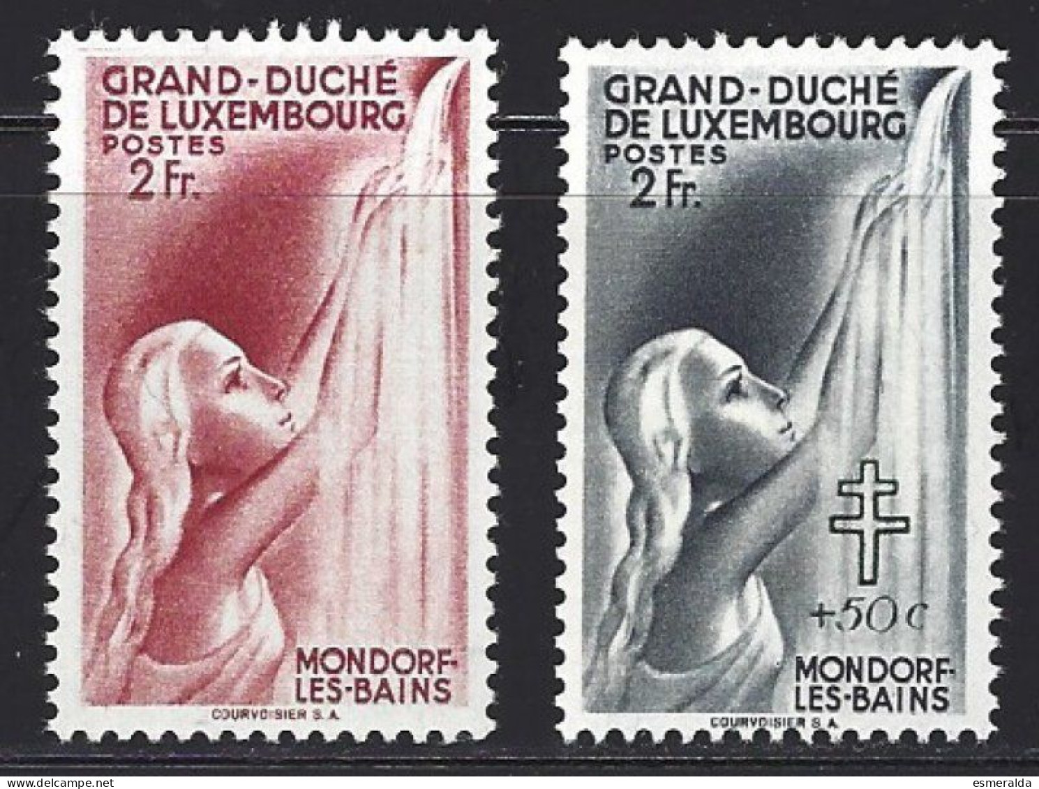 Luxembourg Yv 322 +333 Mondorf-les-Bains **/mnh - Unused Stamps