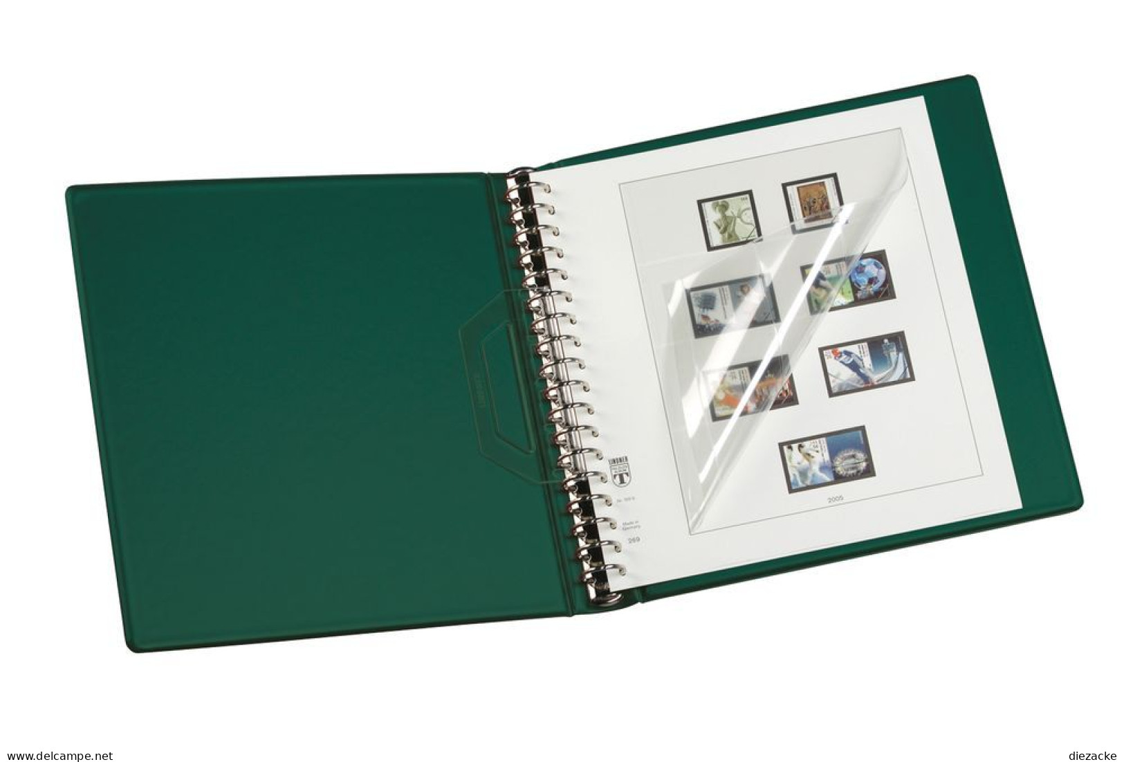 Lindner Ringbinder Grün STANDARD 1102Y-G Neuwertig ( - Binders Only