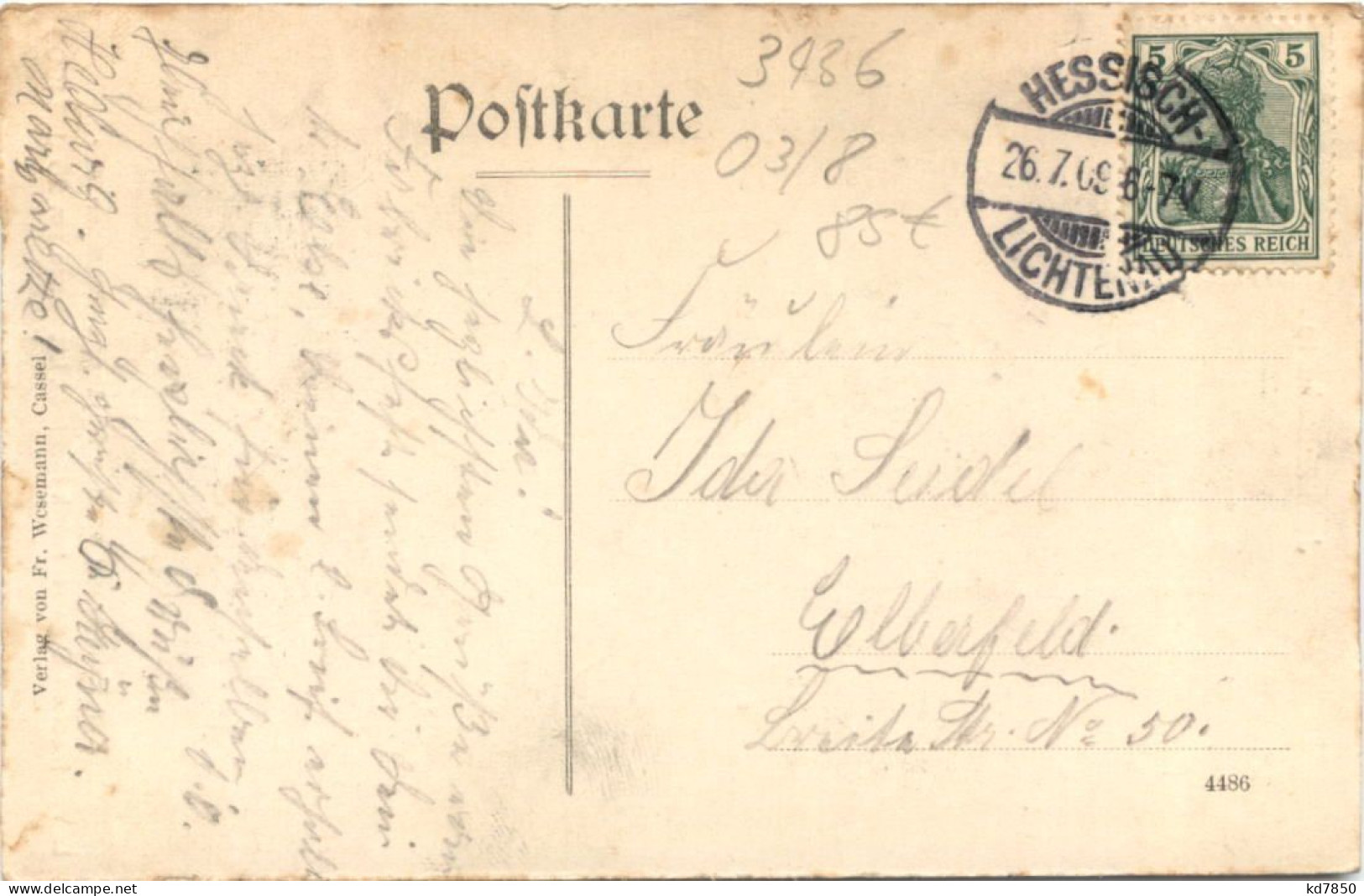 Hessisch Lichtenau - 25 Jahre Bestehen Cigarrenfabrik 1909 - Other & Unclassified