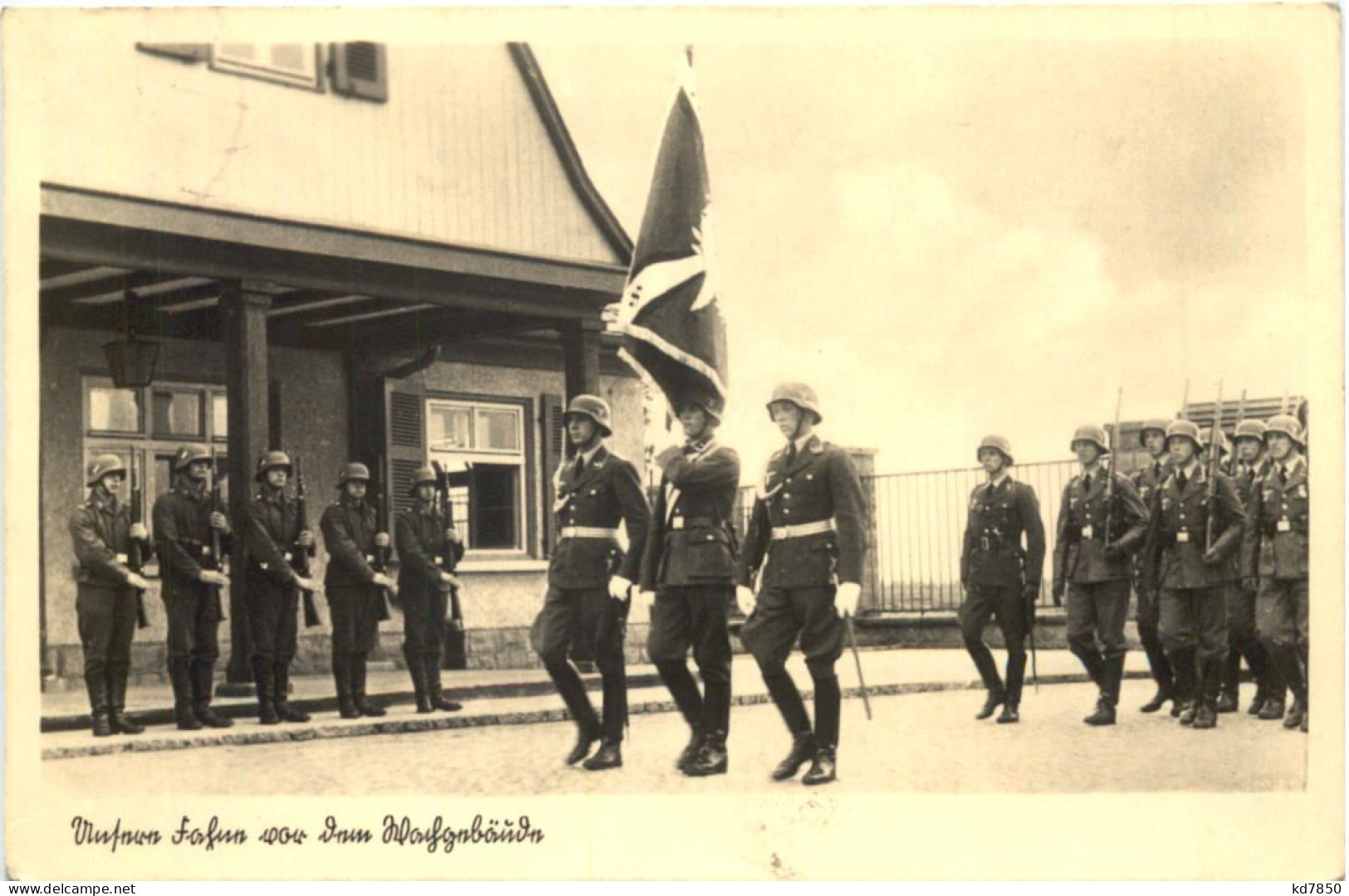 Wolfenbüttel - Unsere Fahne Vor Dem Wachgebäude - Wolfenbuettel