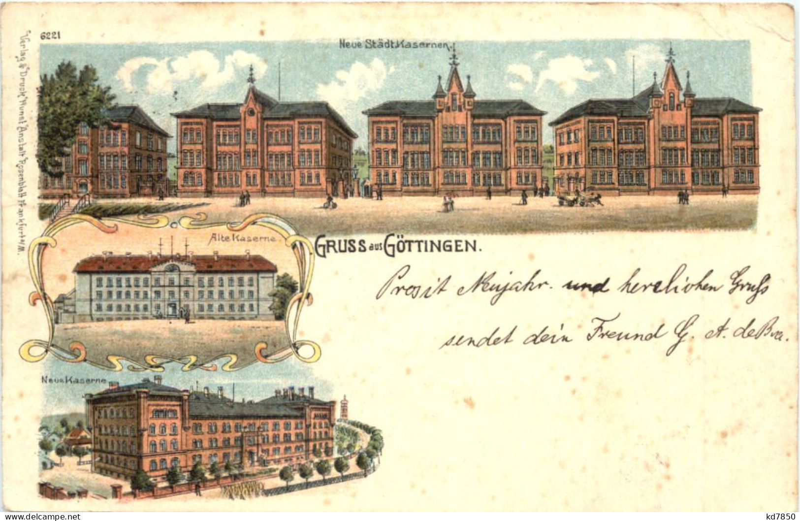 Gruss Aus Göttingen - Litho - Göttingen