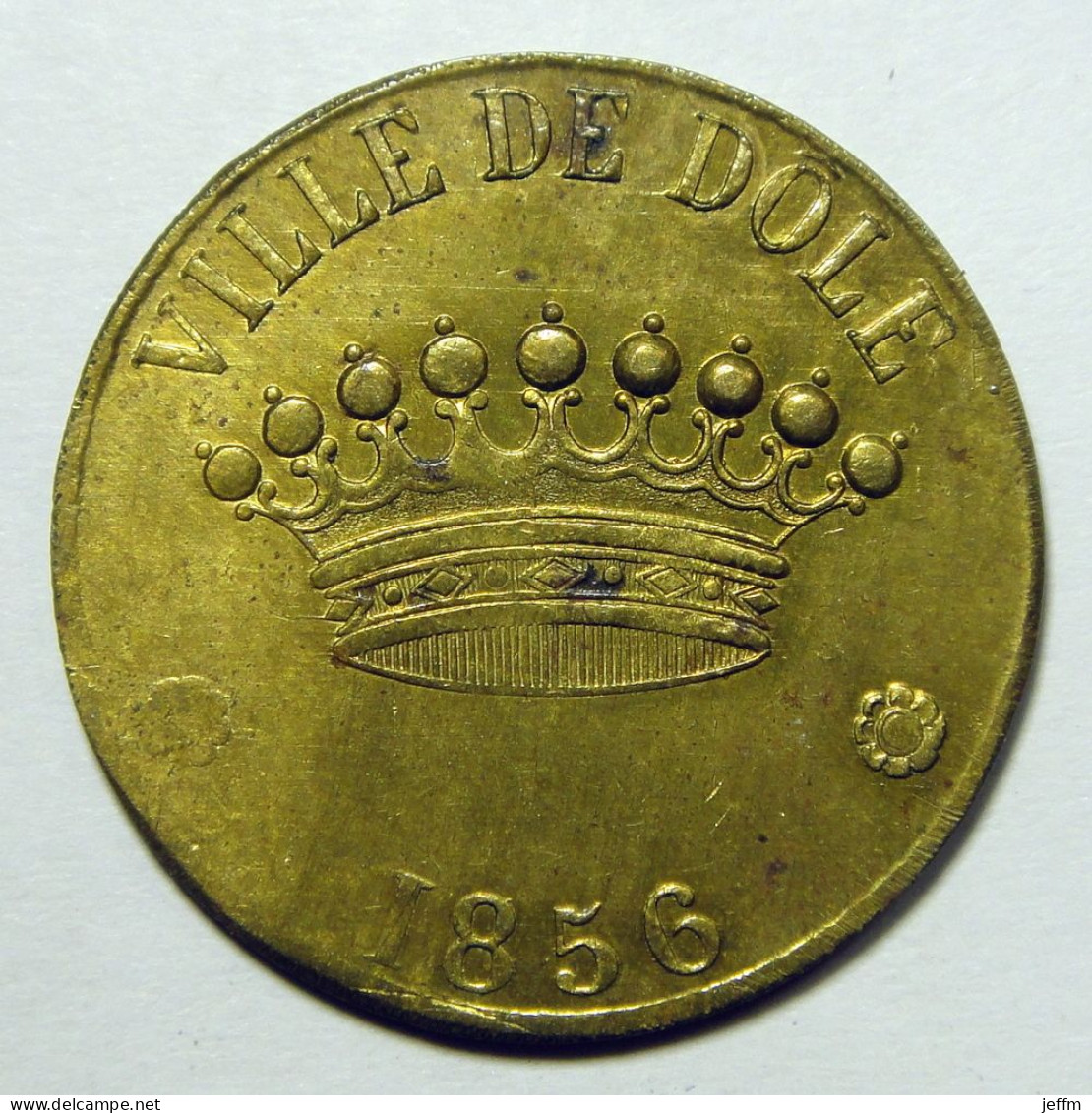 Jura - Association Alimentaire Ville De Dole (39) - 1856 - P (pain) - Monetari / Di Necessità