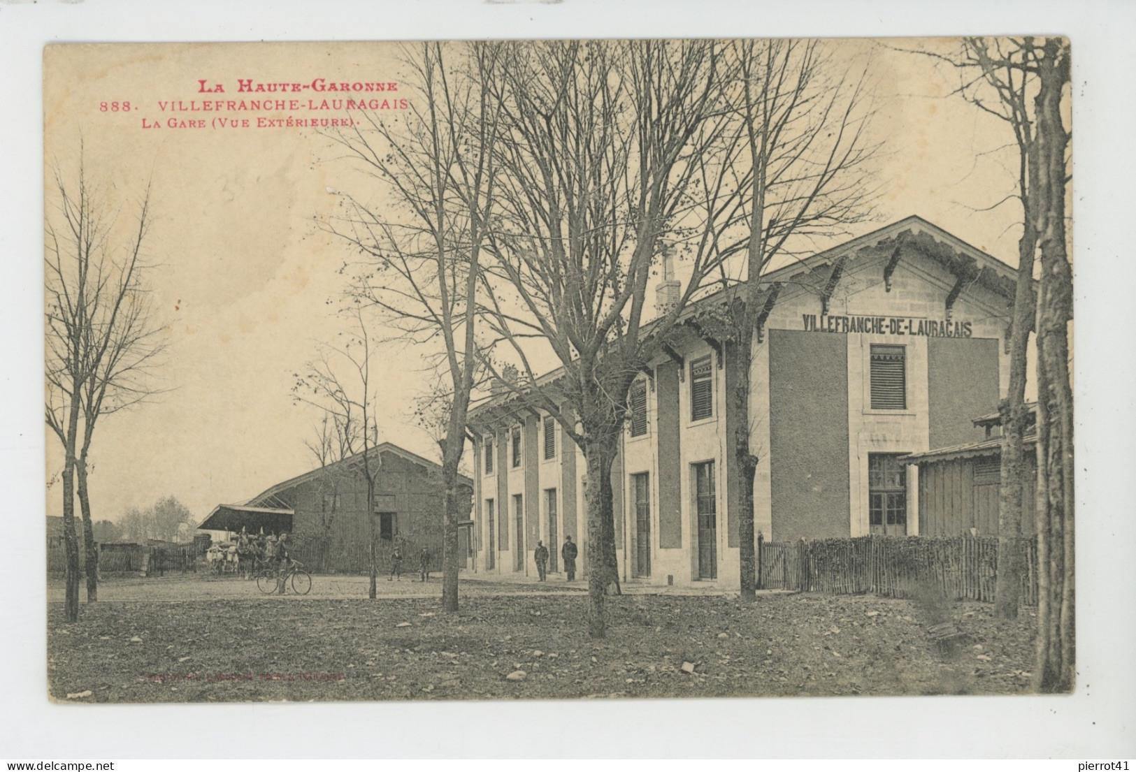 VILLEFRANCHE DE LAURAGAIS - La Gare (vue Extérieure ) - Sonstige & Ohne Zuordnung