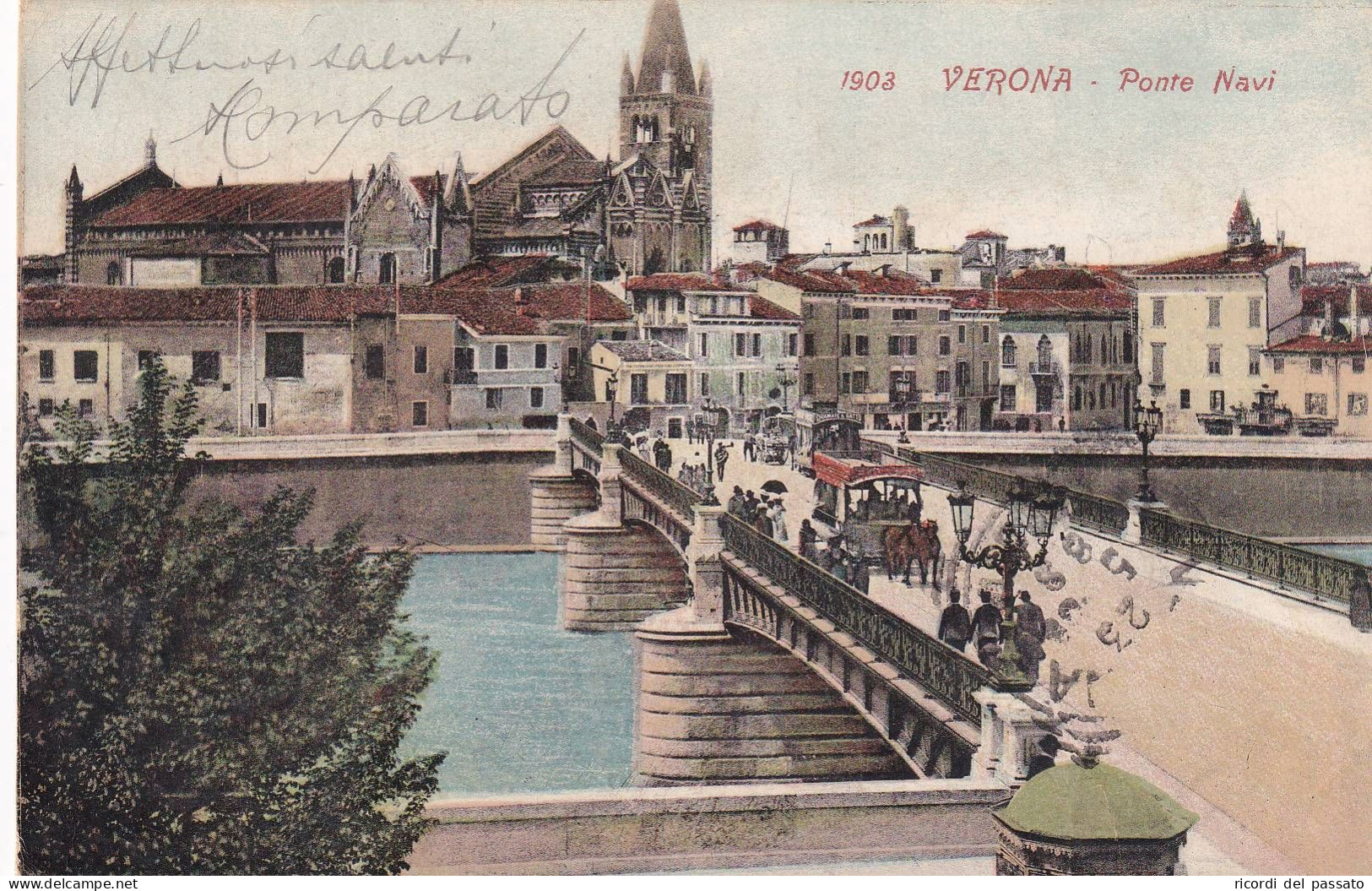 Cartolina Verona - Ponte Navi - Verona