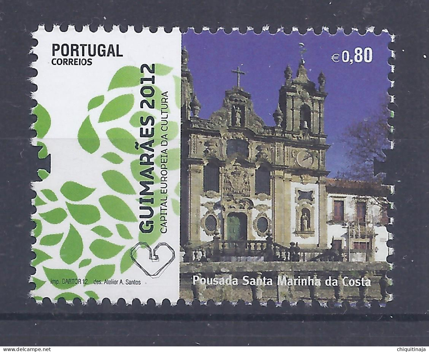 Portugal 2012 “Guimaraes Capital Cultural” MNH/** - Ungebraucht