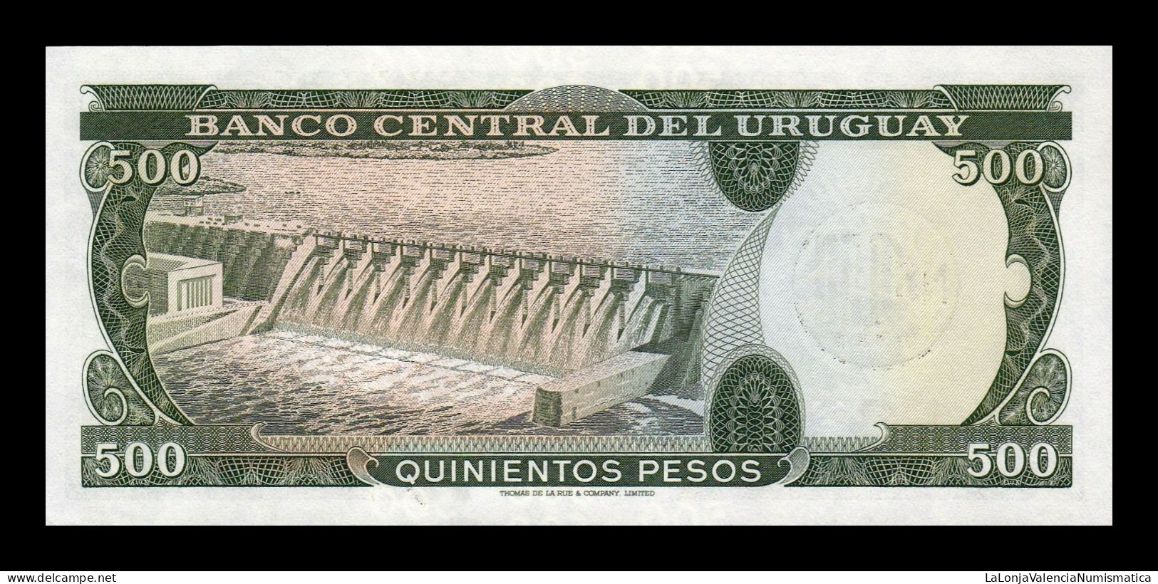Uruguay 0.50 Nuevos Pesos On 500 1975 Pick 54 Sc Unc - Uruguay