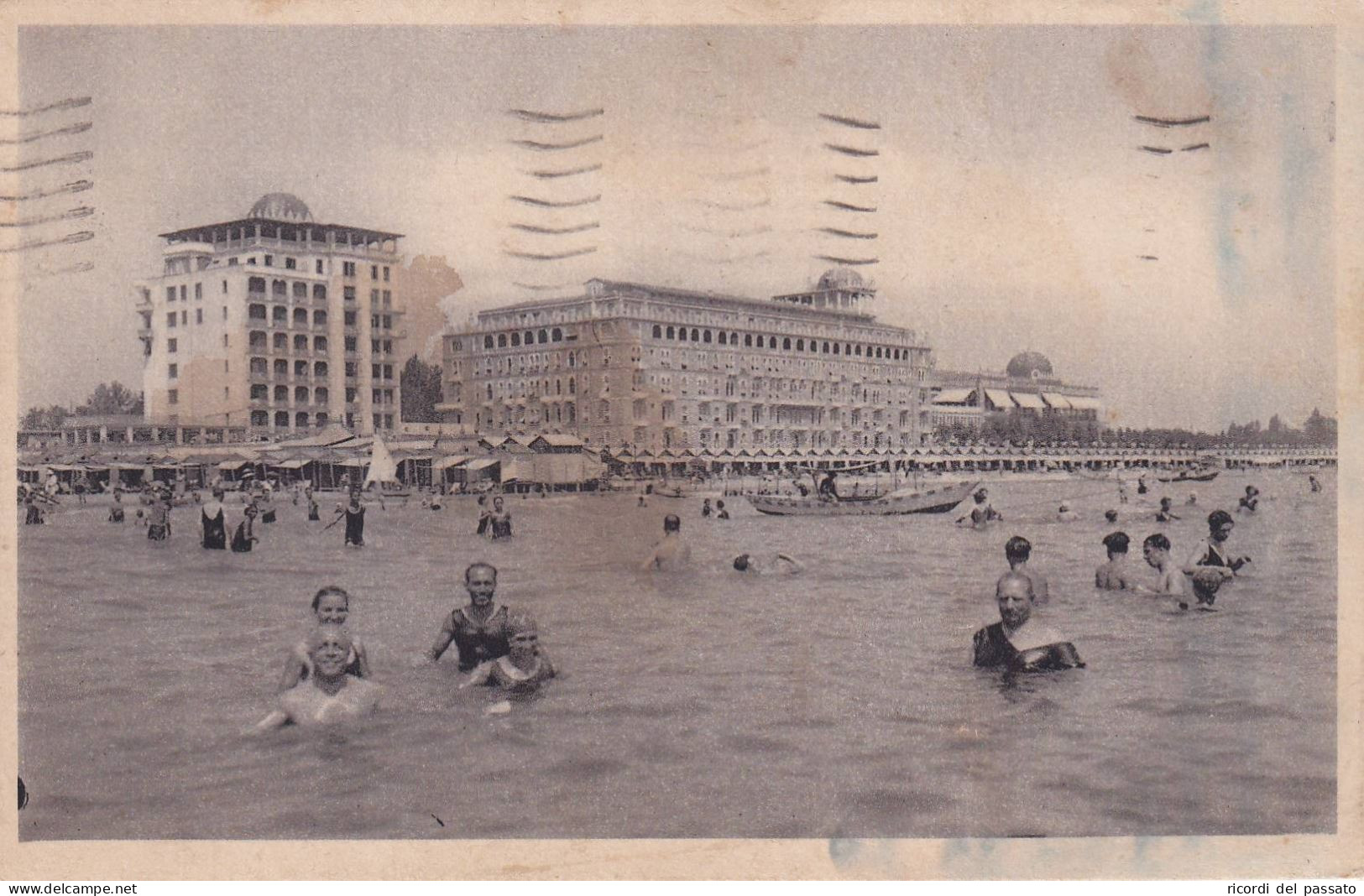 Cartolina Lido Di Venezia - Spiaggia - Venezia (Venice)