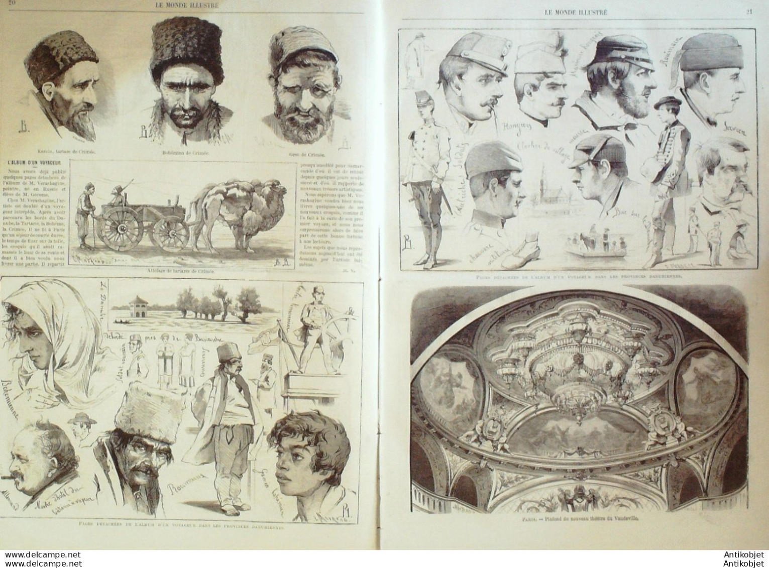 Le Monde Illustré 1869 N°613 Grèce Sura Espagne Barcelone Chine Pékin Yémen Sultan De Lahège - 1850 - 1899