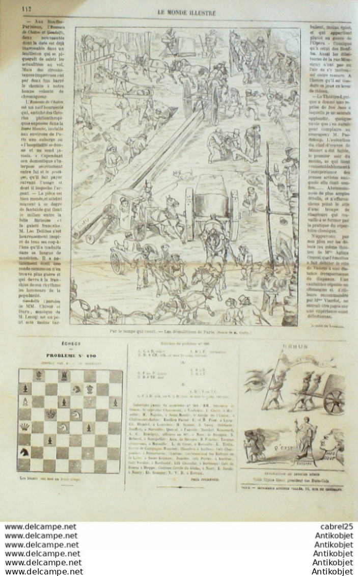 Le Monde Illustré 1869 N°618 Italie Venise Brésil Rio De Janeiro Fontainebleau (77) Espagne Burgos - 1850 - 1899