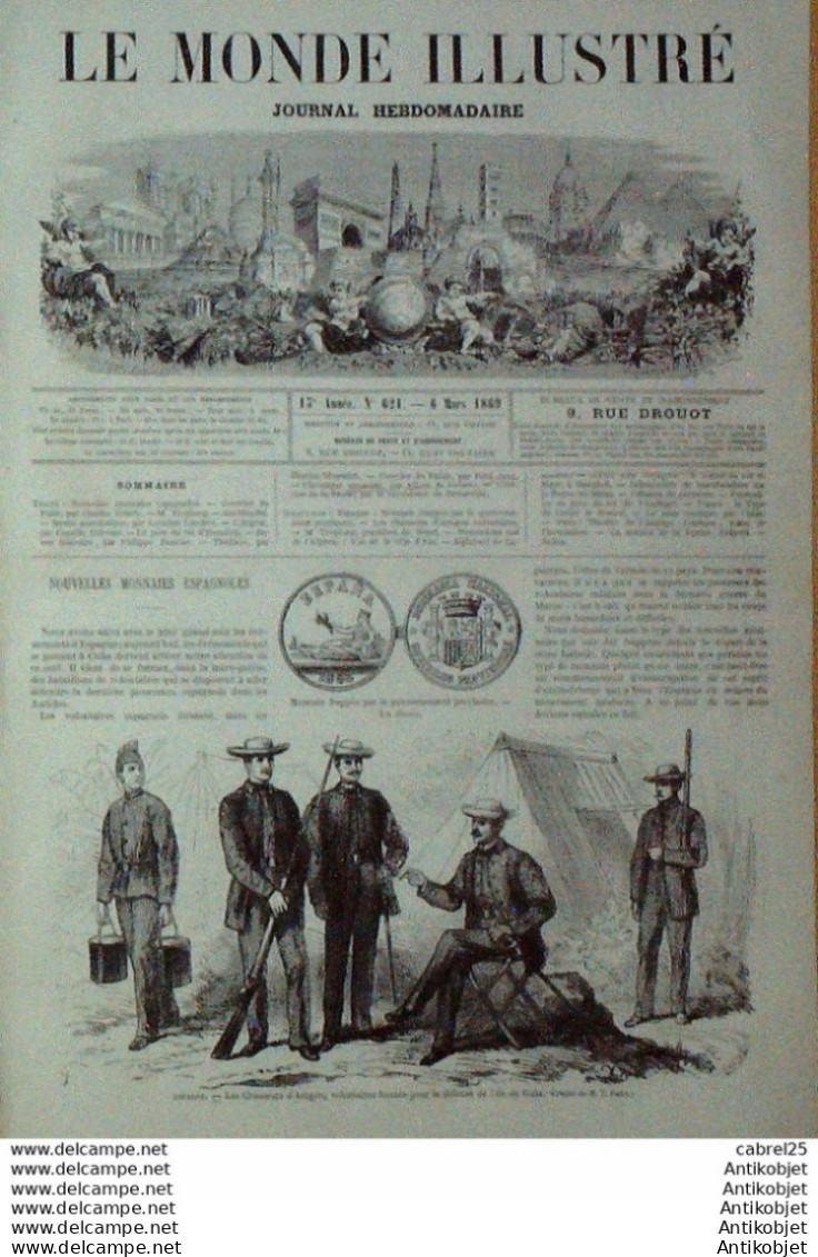 Le Monde Illustré 1869 N°621 Siam Bangkok Me Nam Et Me Nam Hawaii Honolulu Matayo Kekuanaoa �?les Sandiwich - 1850 - 1899
