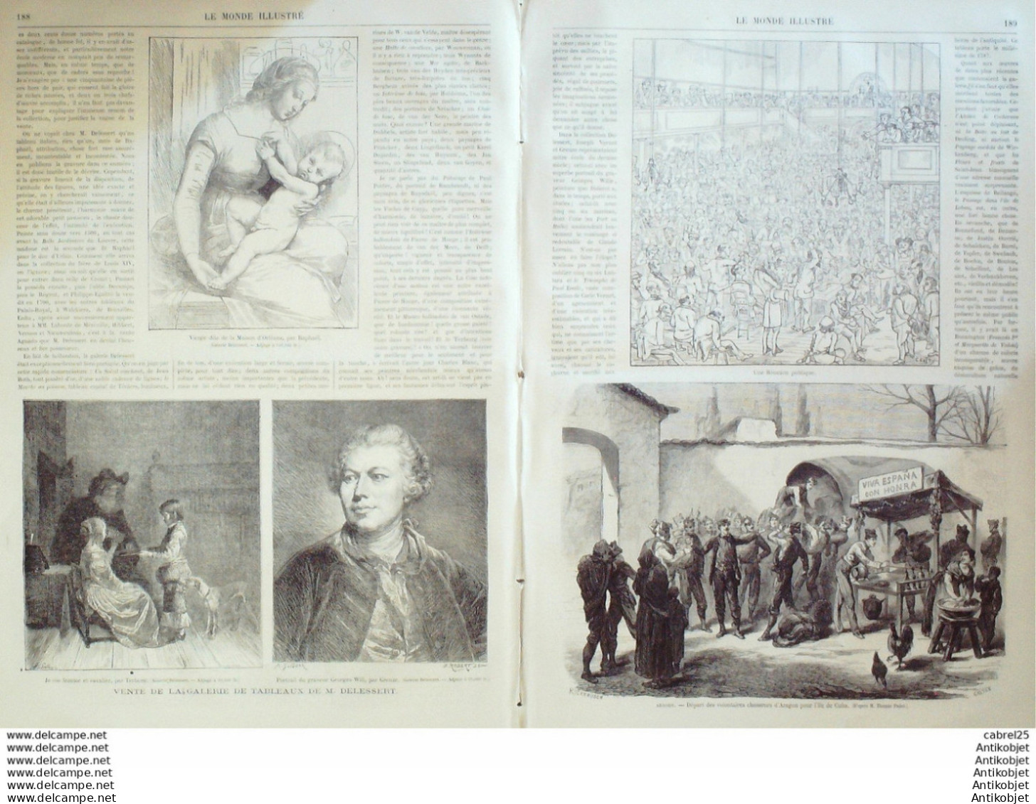 Le Monde Illustré 1869 N°623 Turquie Constantinople Puad Pacha St Malo St Servan (35) Italie Loretto - 1850 - 1899