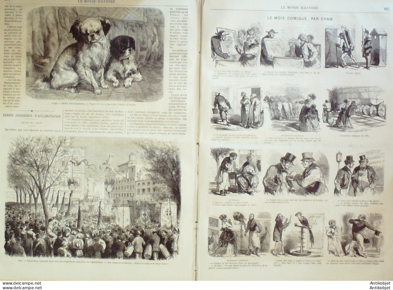 Le Monde Illustré 1869 N°629 St-Maur (94) Belgique Borinage Ais-en-Provence (13) - 1850 - 1899
