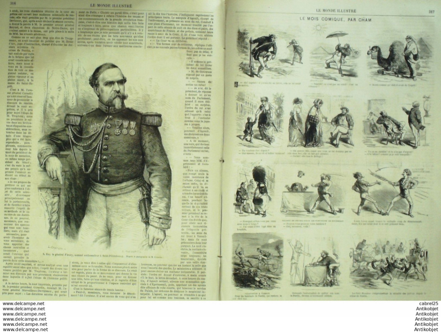 Le Monde Illustré 1869 N°657 Egypte Salam-Alech Orélans (45) Poissy (78) Sénégal Cayor N'Diagne  - 1850 - 1899