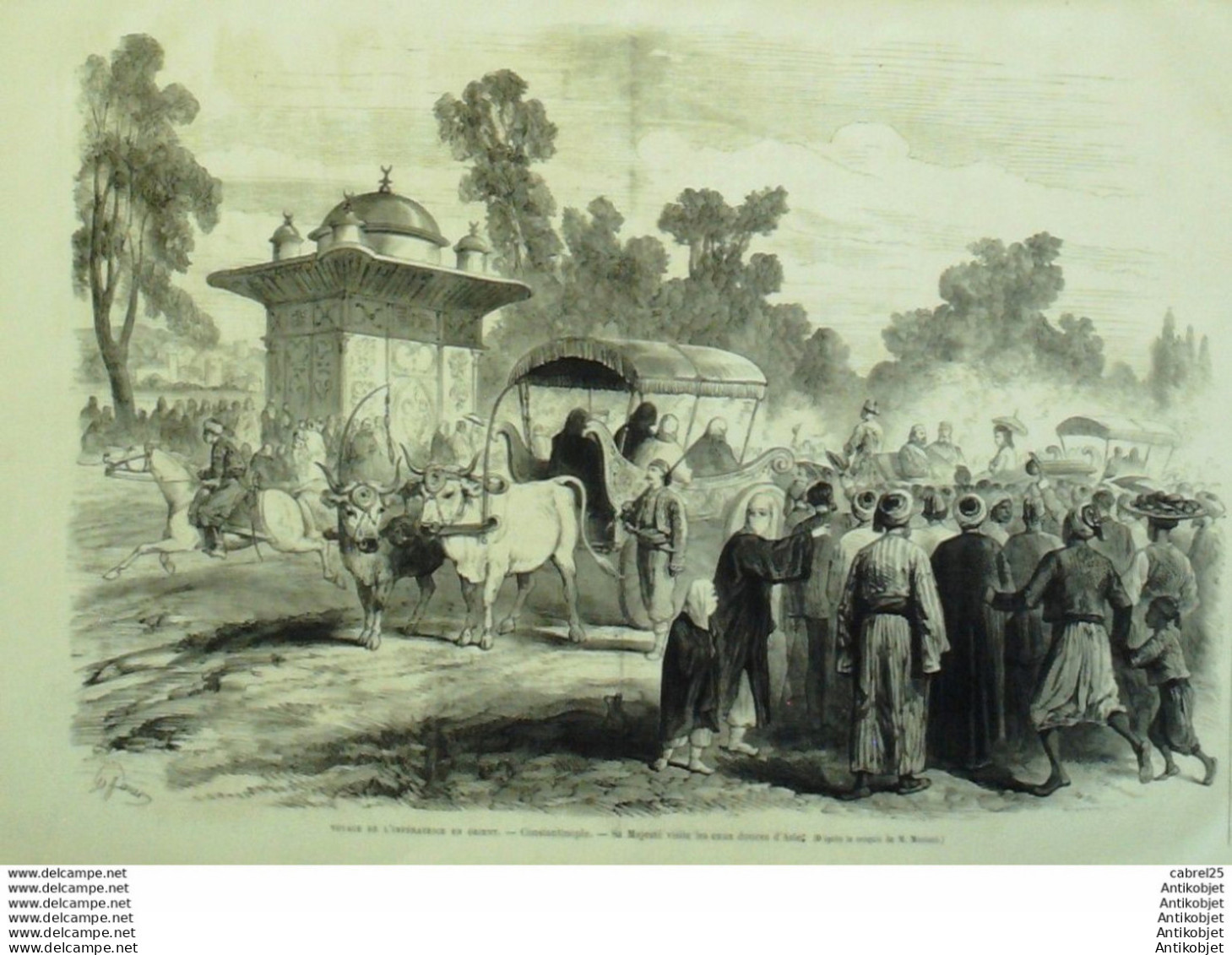 Le Monde Illustré 1869 N°660 Turquie Constantinople Tcheragan Egypte Thebes El Guishr Stamboul - 1850 - 1899