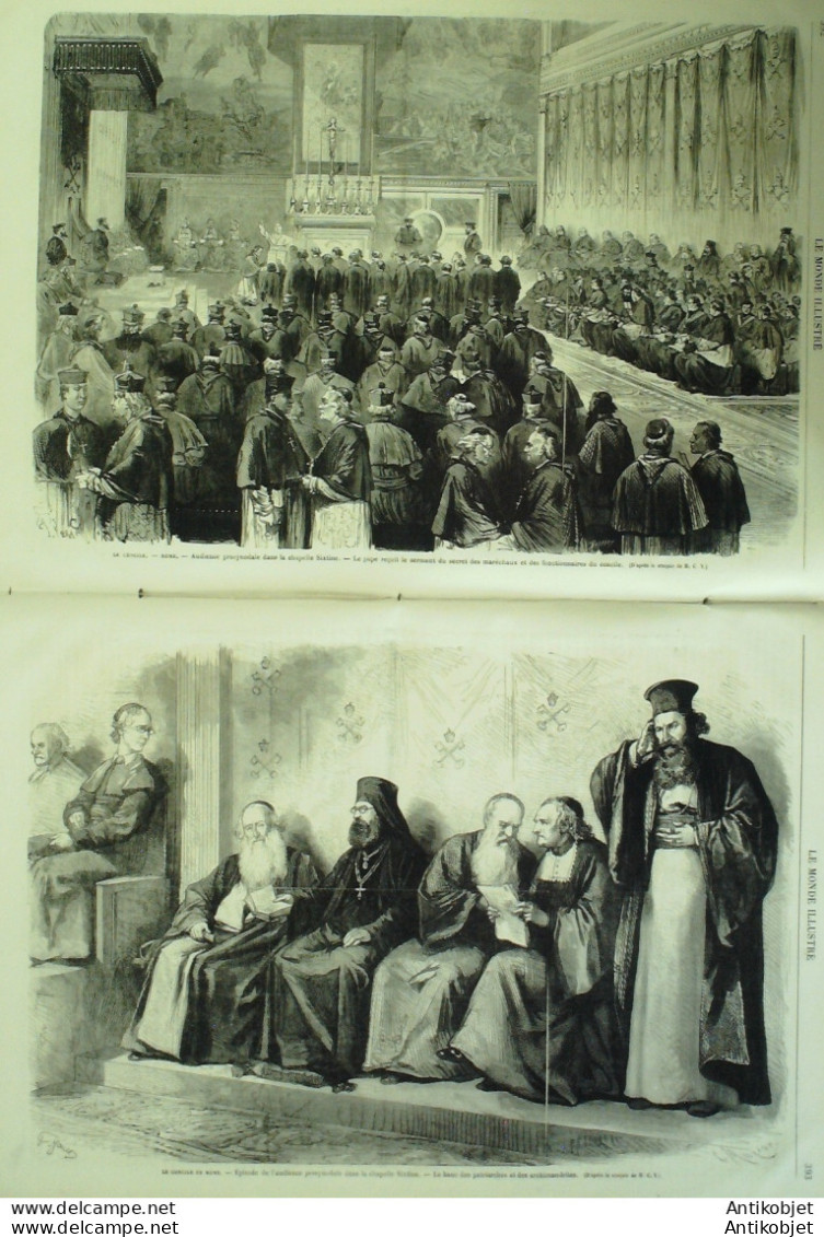 Le Monde Illustré 1869 N°662 Egypte Ismaïlia Canal De Suez Argenteuil (95) Lourdes Pau (65) - 1850 - 1899