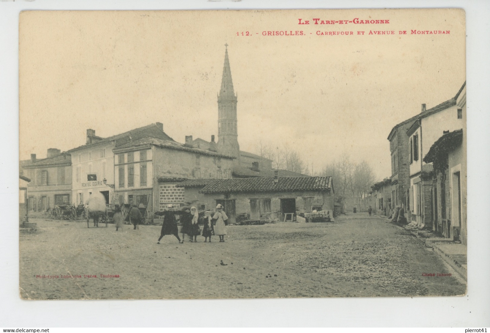 GRISOLLES - Carrefour Et Avenue De Montauban - Grisolles