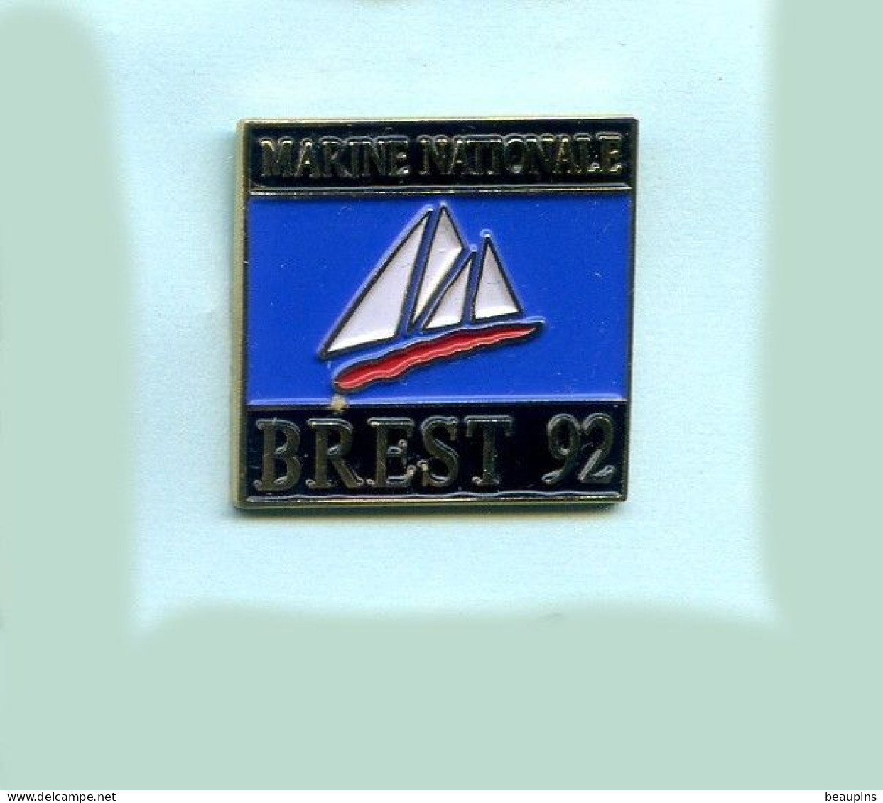 Rare Pins Marine Nationale Brest 92 Fr654 - Army