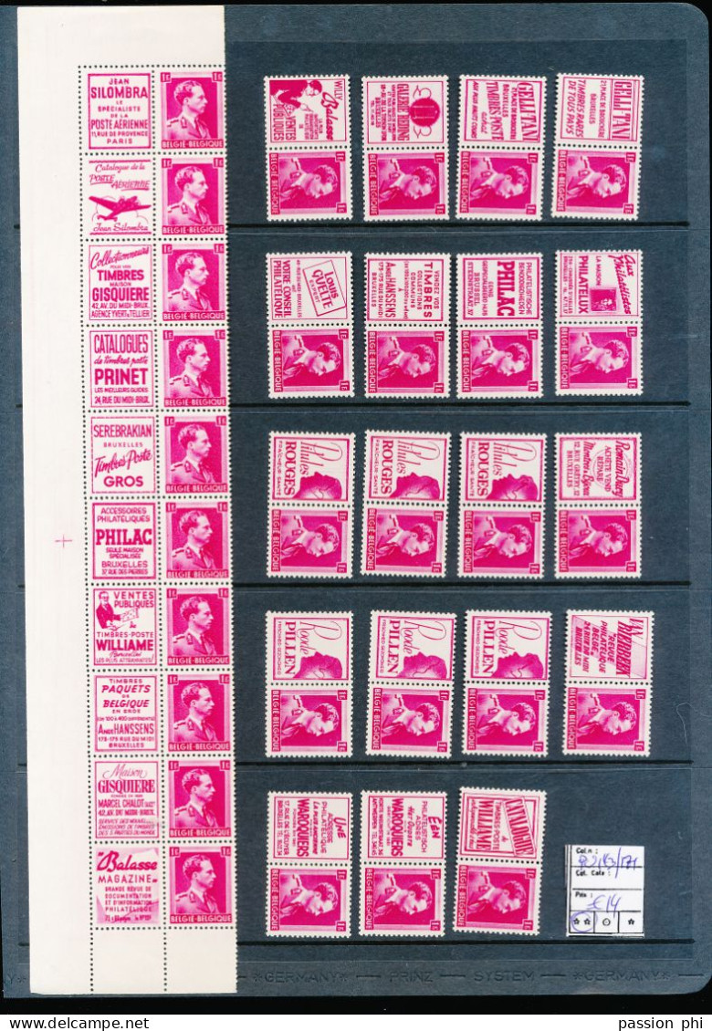 BELGIUM COB PU143/171 MNH - Postfris