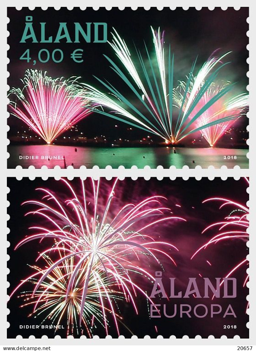 Aland Finland 460/61 Feux D'artifice - Andere & Zonder Classificatie