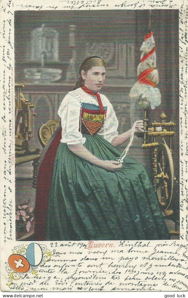 SUISSE  CARTE 10c  AMBULANT N° 27 POUR NANCY ( MEURTHE ET MOSELLE ) DE 1902 LETTRE COVER - Briefe U. Dokumente