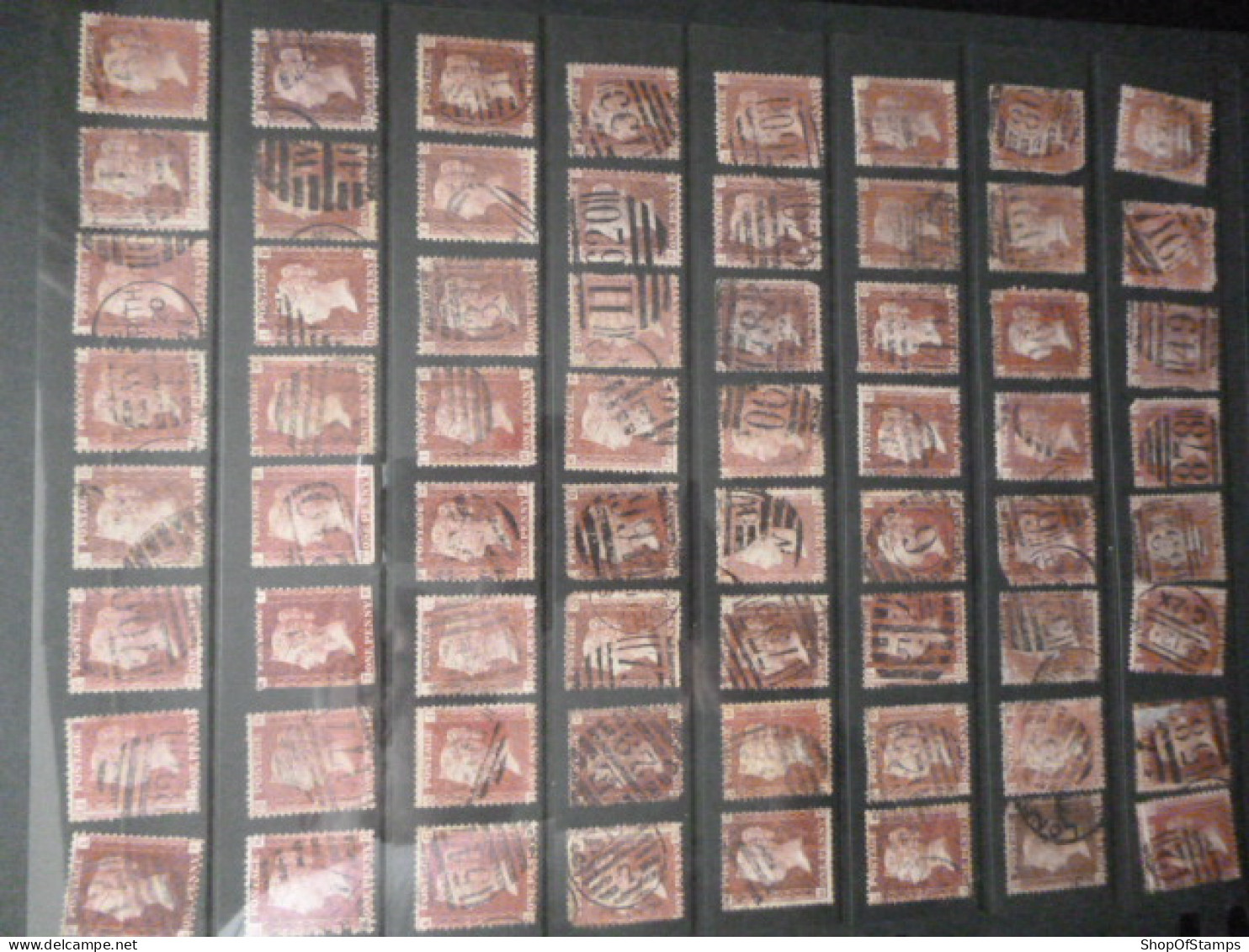 GREAT BRITAIN SG RED PENNY IMPERF Only 1 STAMP [ SELECT ONE AND MENTION ROW AND Stamp L To R] - ....-1951 Pre-Elizabeth II