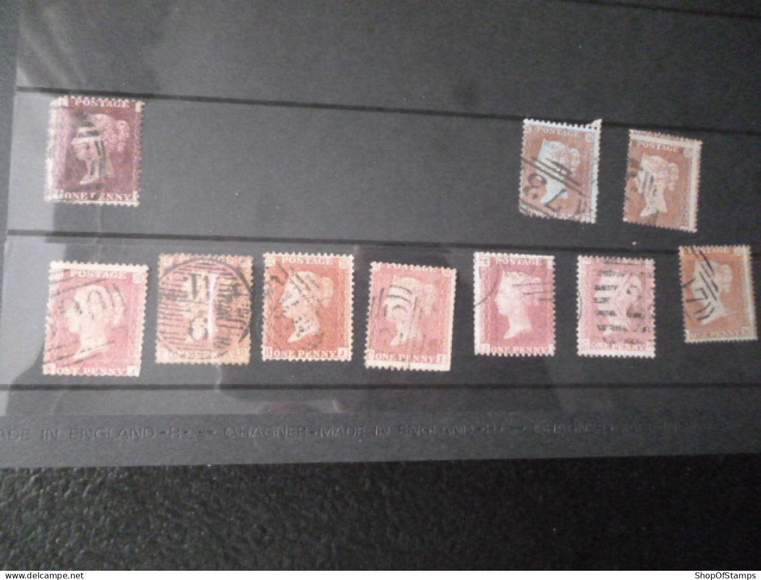 GREAT BRITAIN SG RED PENNY IMPERF Only 1 STAMP [ SELECT ONE AND MENTION ROW AND Stamp L To R] - ....-1951 Vor Elizabeth II.