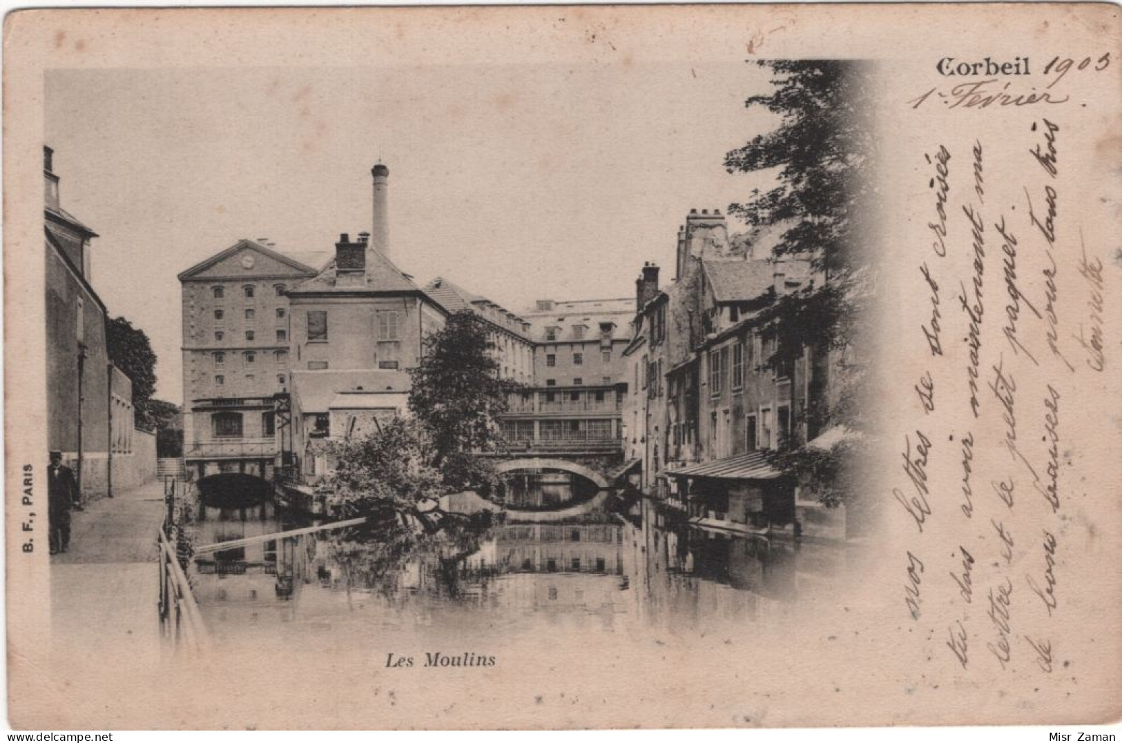 In 6 Languages Read A Story: Corbeil. Les Moulins. Basket. The Windmills. - Corbeil Essonnes