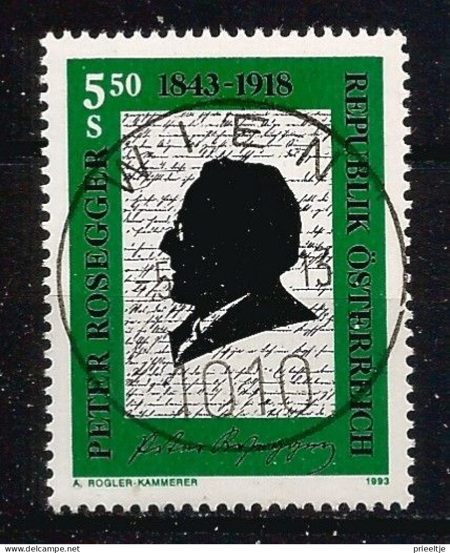 Austria - Oostenrijk 1993 P. Rosegger Y.T. 1925  (0) - Used Stamps