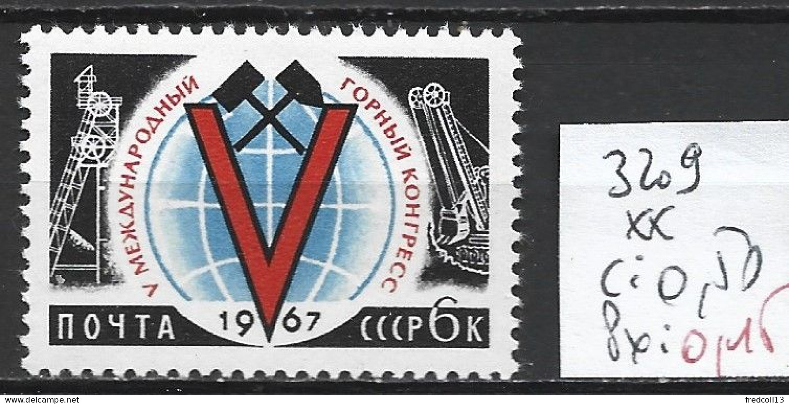 RUSSIE 3209 ** Côte 0.50 € - Nuevos