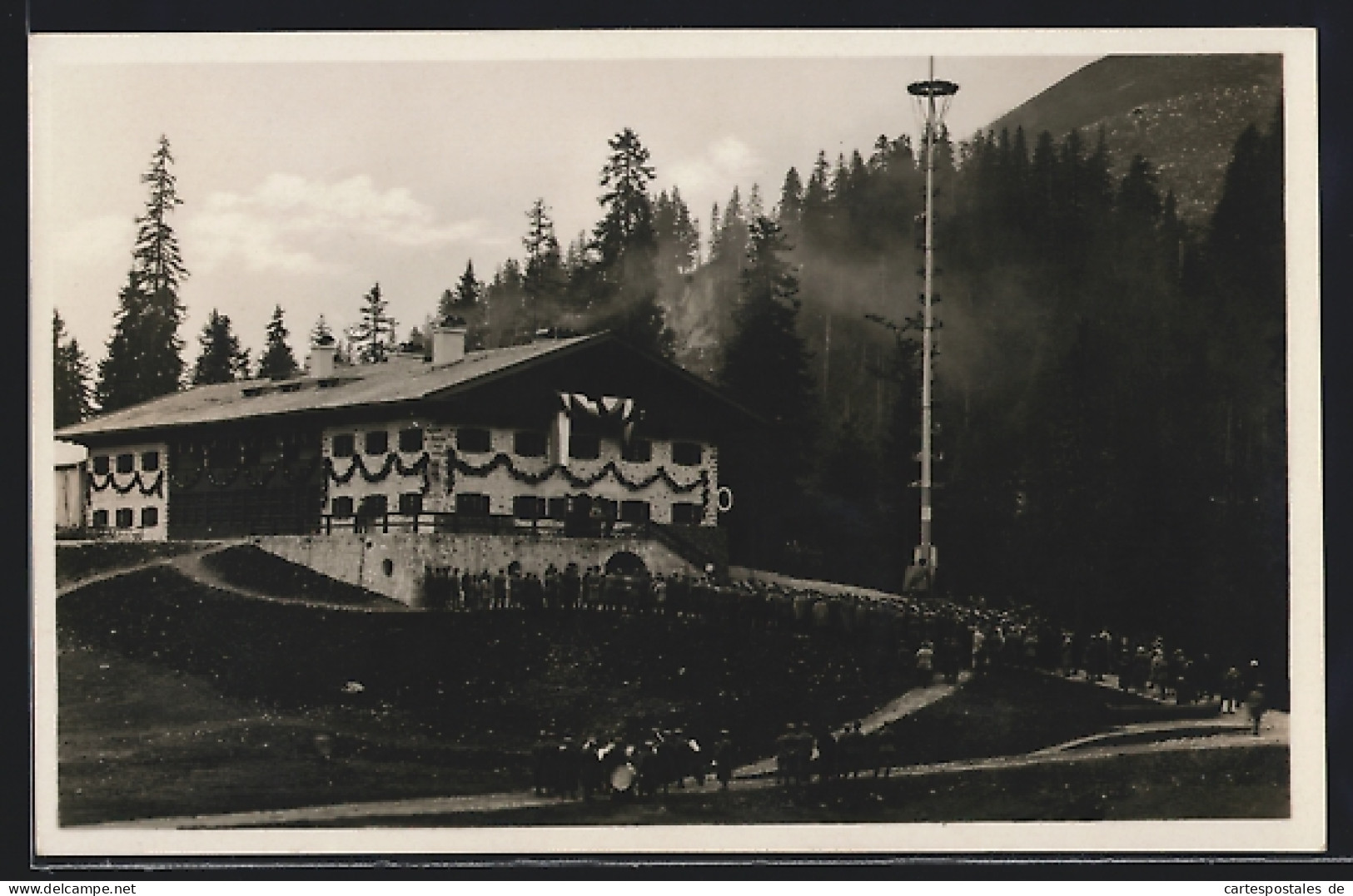 AK Schliersee - Schwarzenkopf, Einweihung Der Ski- U. Berghütte 1926  - Schliersee