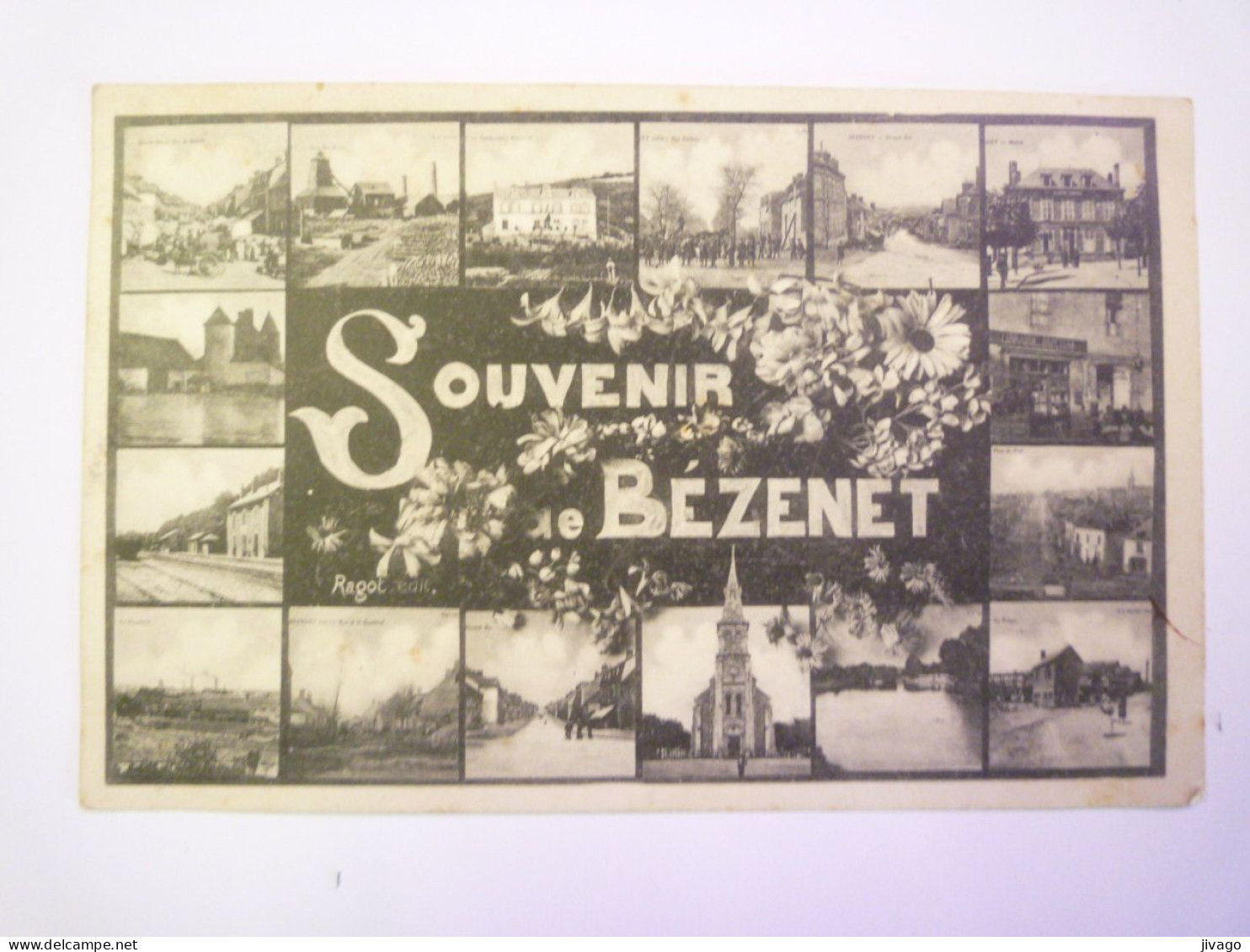 2024 - 1592  BEZENET  (Allier)  :  Carte Multivue  1908   XXX - Andere & Zonder Classificatie