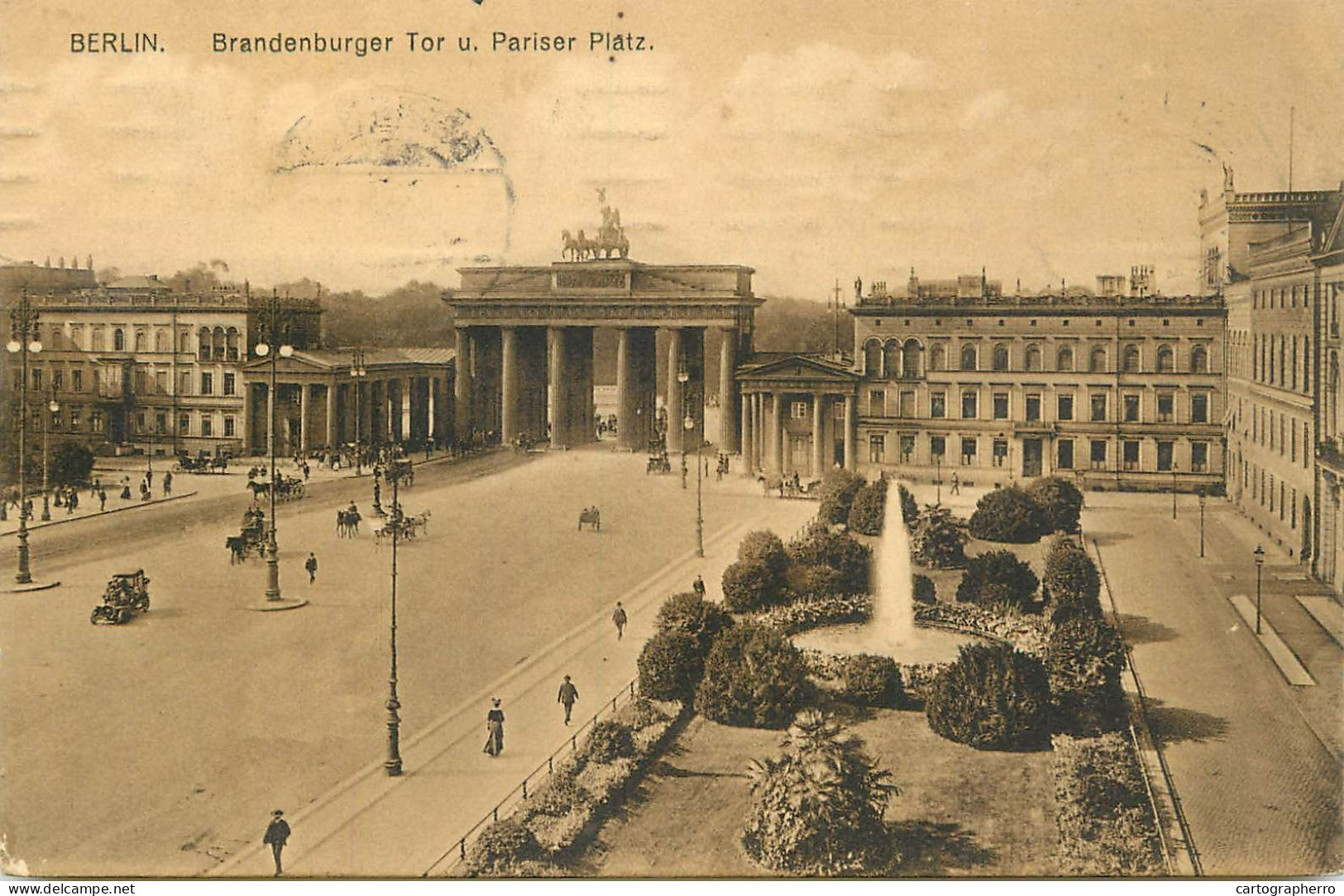 Germany Berlin Brandenburger Tor U. Pariser Platz - Porta Di Brandeburgo