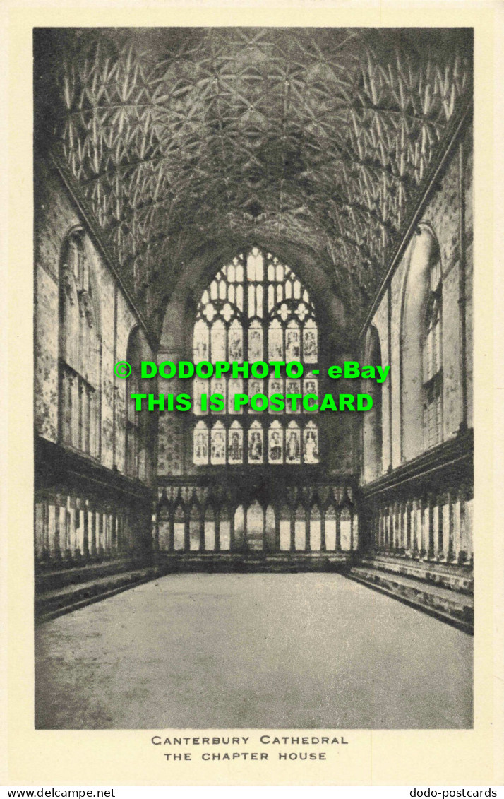 R560222 Canterbury Cathedral. Chapter House. Tuck. Series 4 - Monde