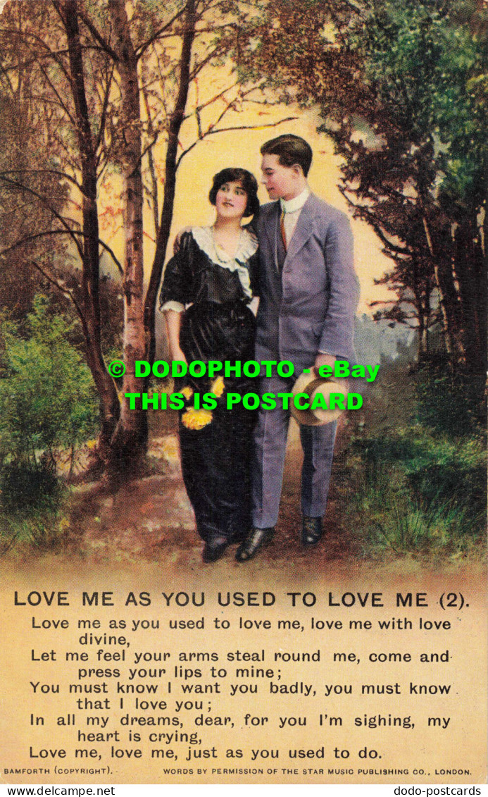 R560229 Love Me As You Used To Love Me. 2. Bamforth. Series No. 4811 - Monde