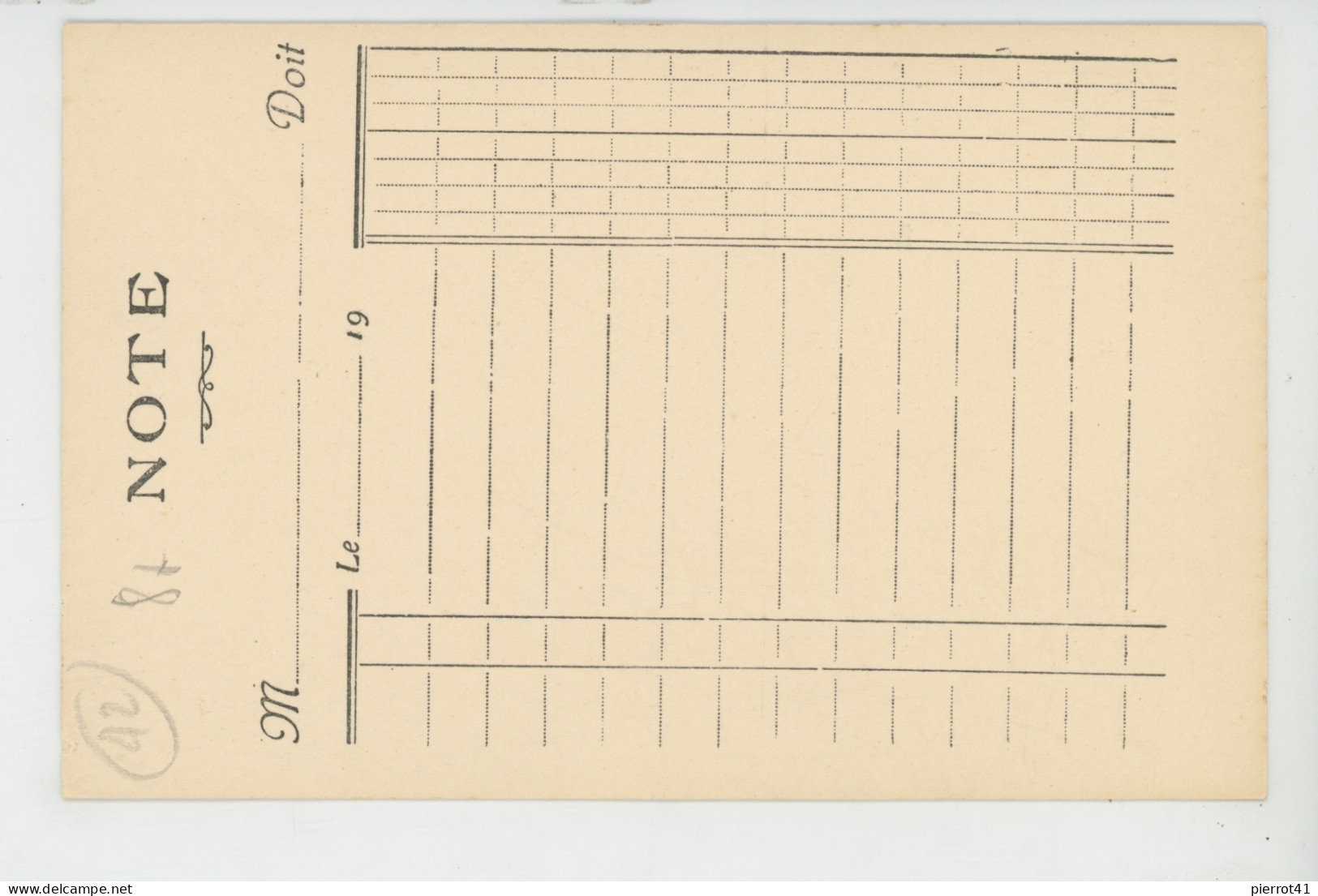 SURY LE COMTAL - HÔTEL DES VOYAGEURS DEMARE (Carte/Note ) - Andere & Zonder Classificatie