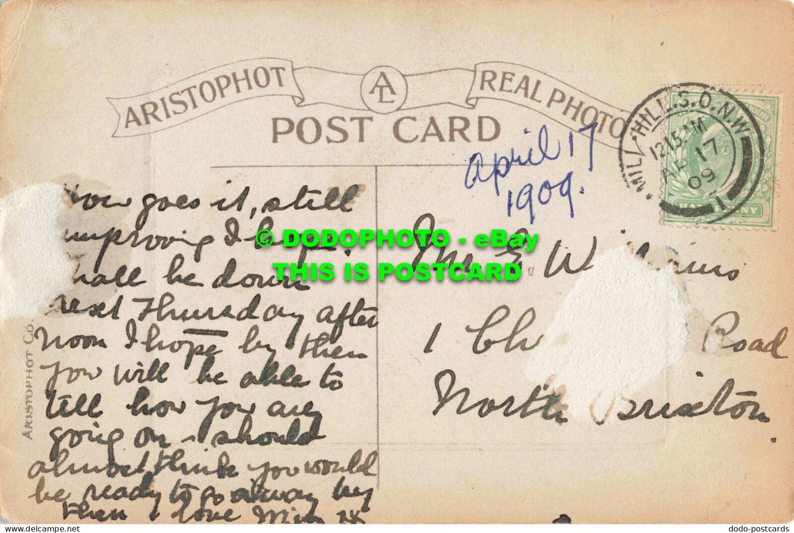 R560235 Dog. Swell. A. L. 1405 6. Aristophot. RP. 1909 - Monde