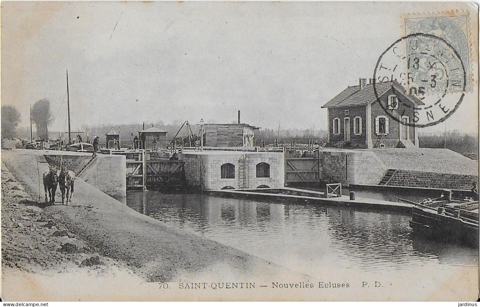 Saint Quentin Nouvelles écluses Et Chemin De Halage Pour Les Chevaux - Saint Quentin