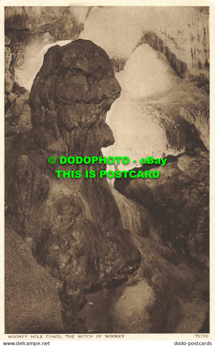 R560246 Wookey Hole Caves. Witch Of Wookey. 75726. Photochrom - Monde